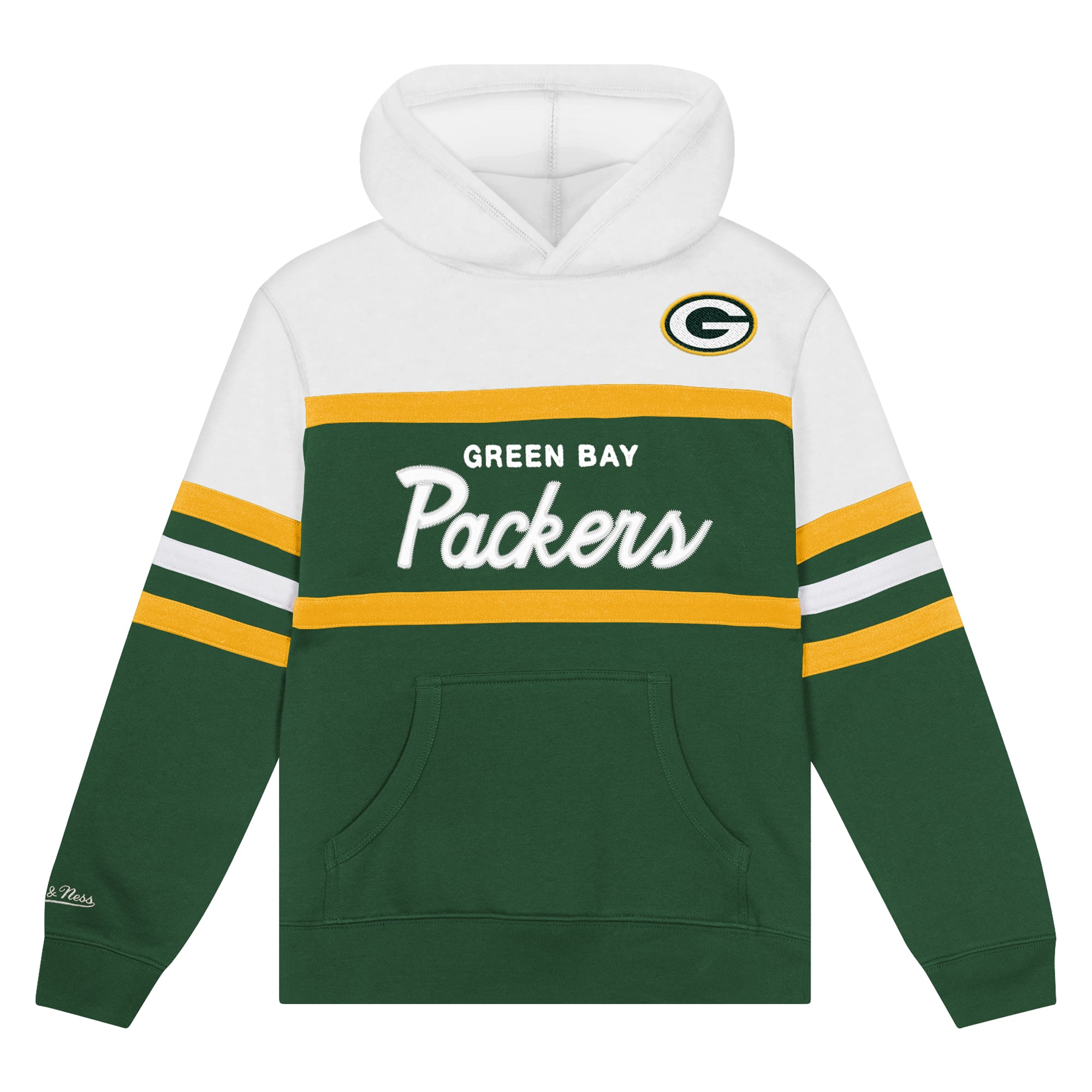 Sweat à capuche Mitchell & Ness vert pour tout-petit, l'effigie de l'entraîneur-chef des Green Bay Packers