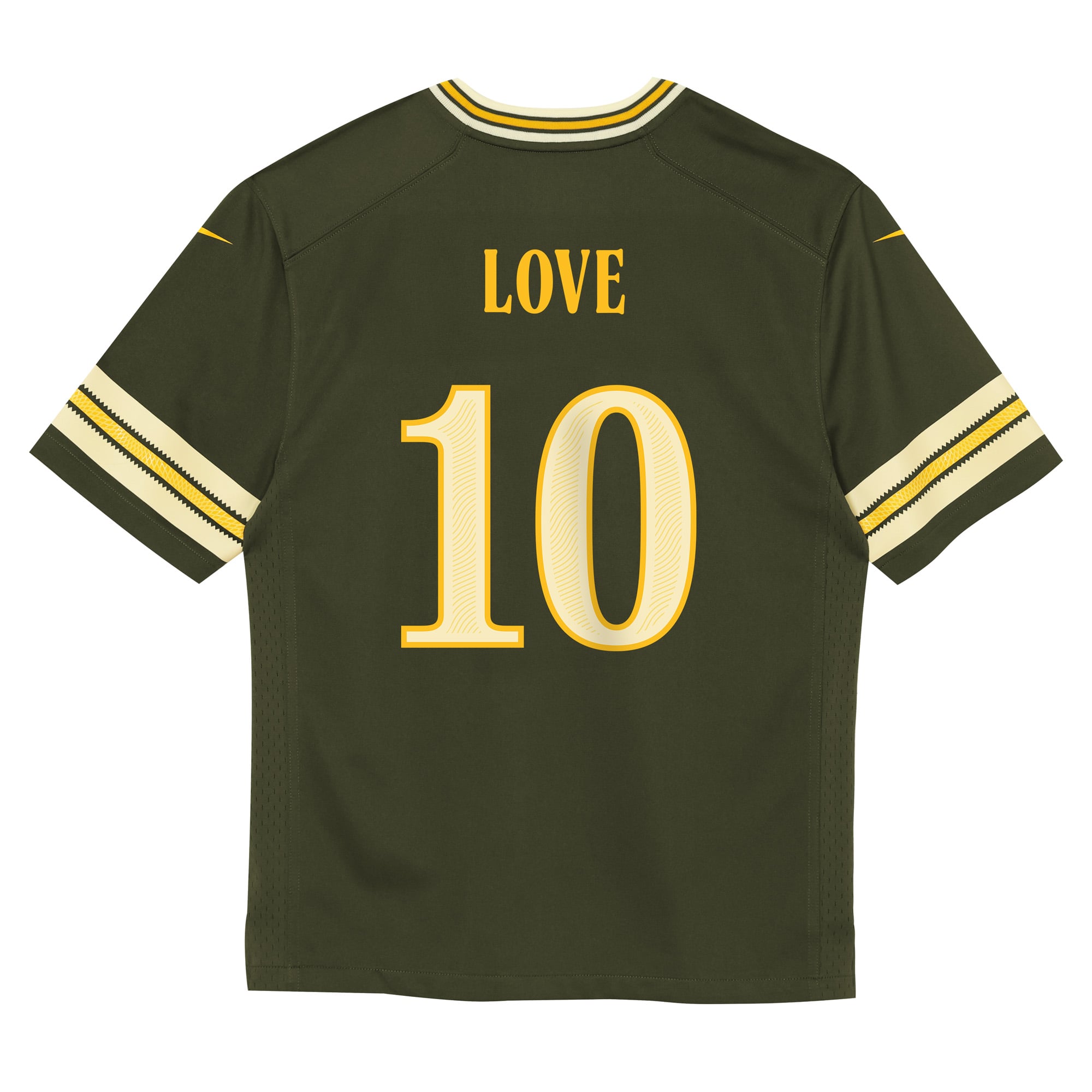 Toddler Nike Jordan Love Green Bay Packers 2026 Rivalries Collection Game Jersey