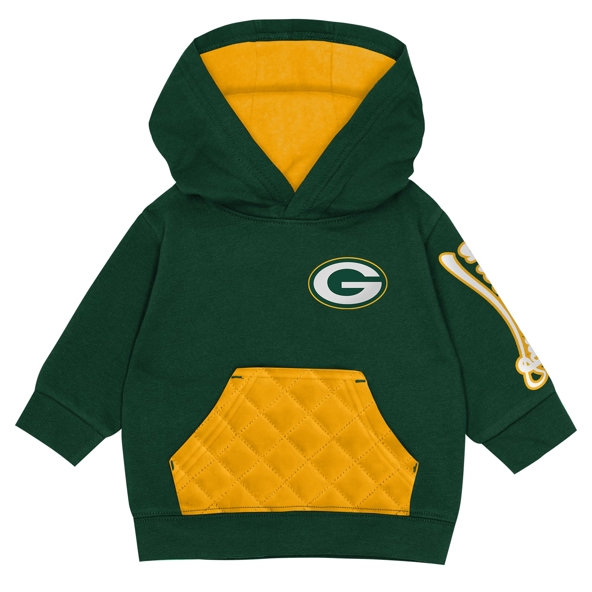 Toddler Outerstuff Green Bay Packers Drive Stopper Hoodie & Pants Fleece Set