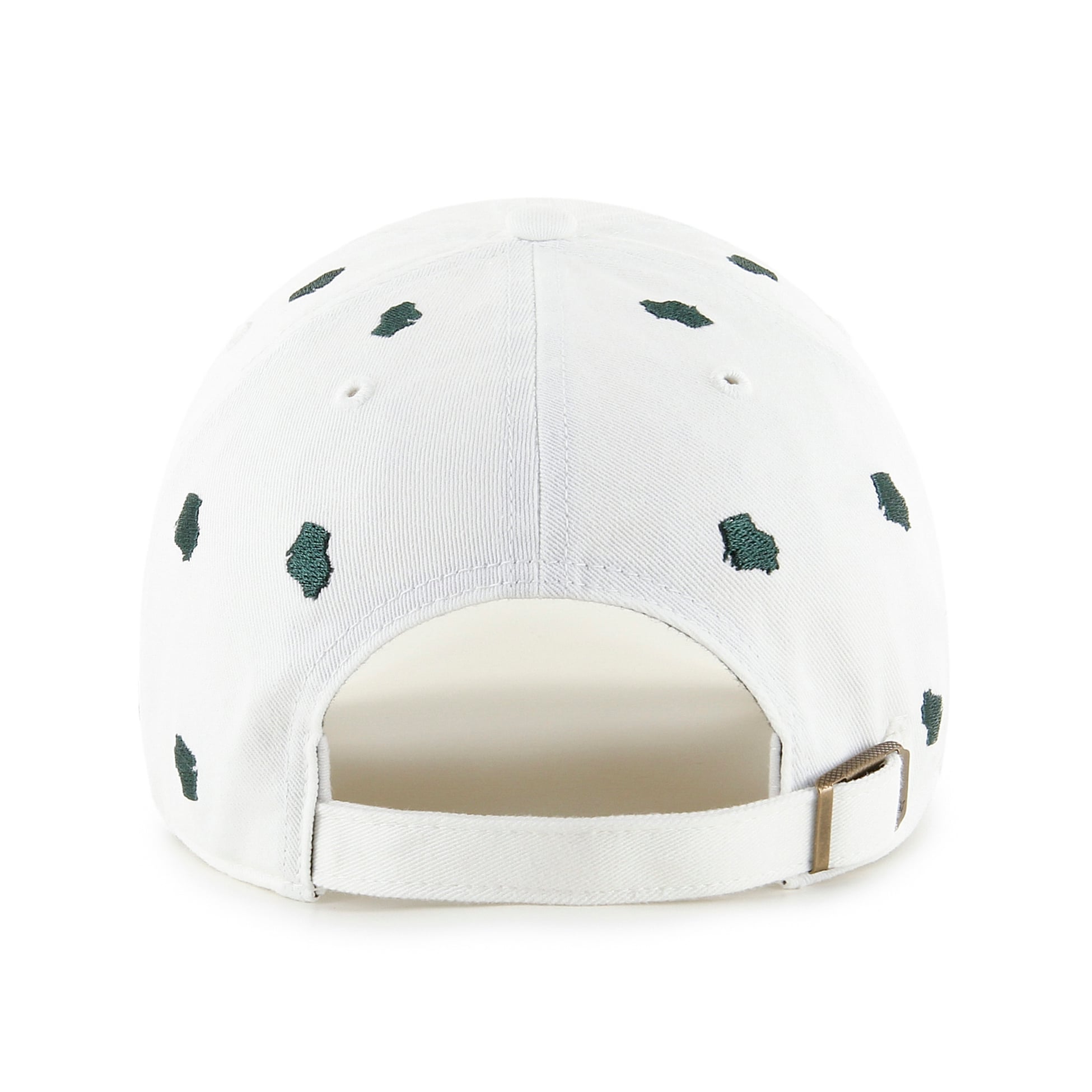 Unisex '47 White Green Bay Packers Confetti Clean Up Adjustable Hat