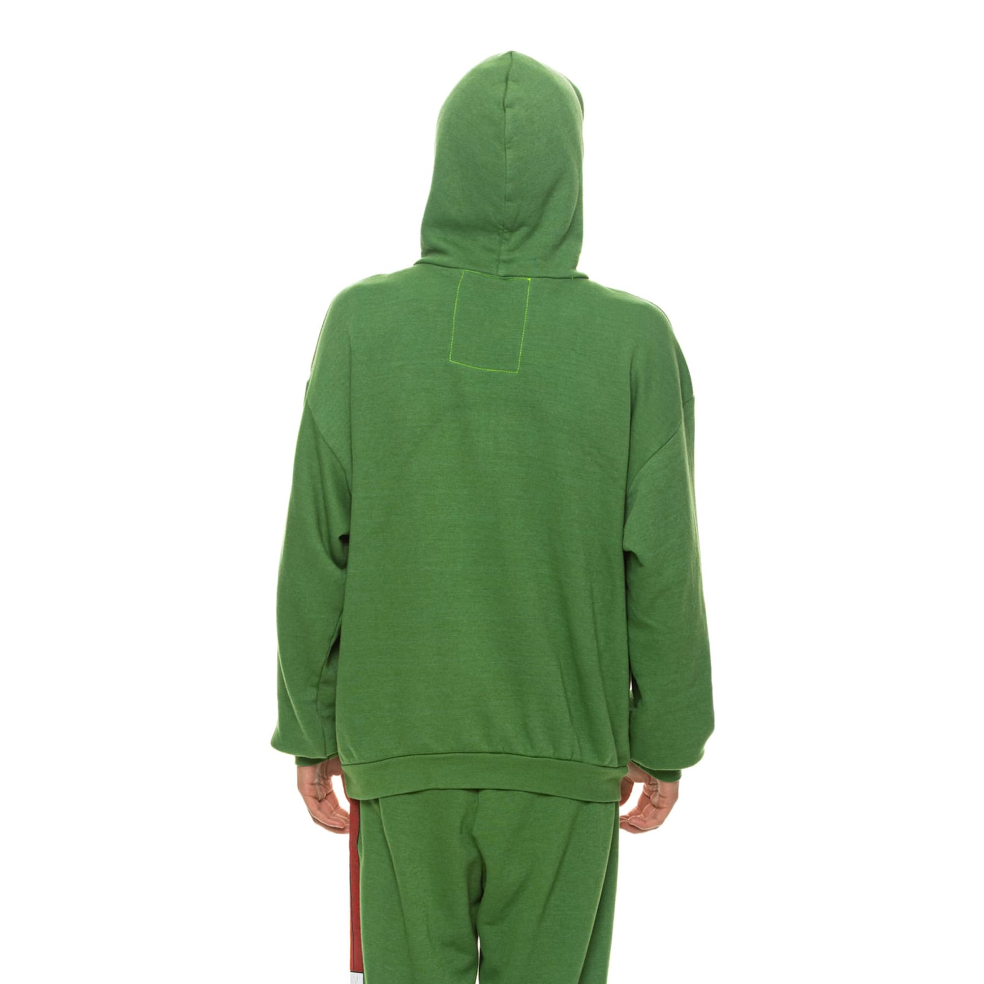 Sweat à capuche unisexe Aviator Nation vert Green Bay Packers, coupe décontractée, en mélange de trois matières.