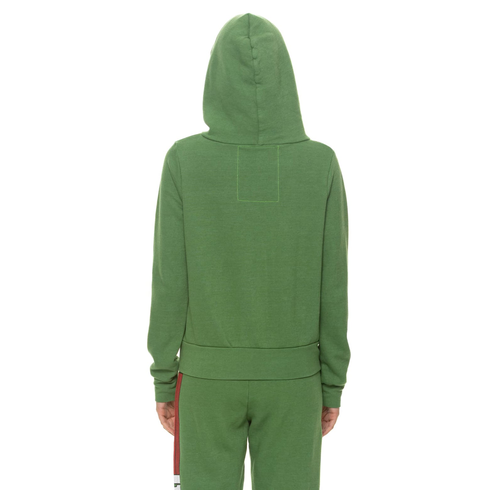 Sweat à capuche unisexe Aviator Nation vert Green Bay Packers en mélange de trois matières, fermeture éclair intégrale