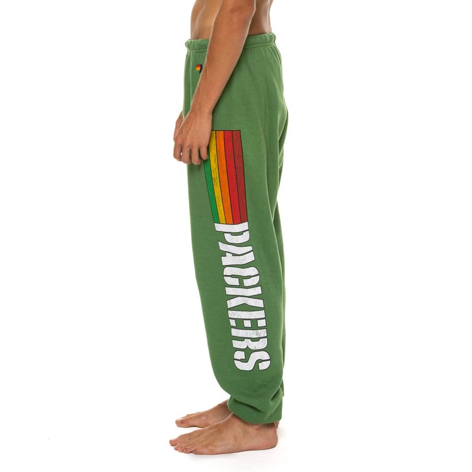 Pantalon de survêtement unisexe Aviator Nation vert Green Bay Packers en mélange trois matières