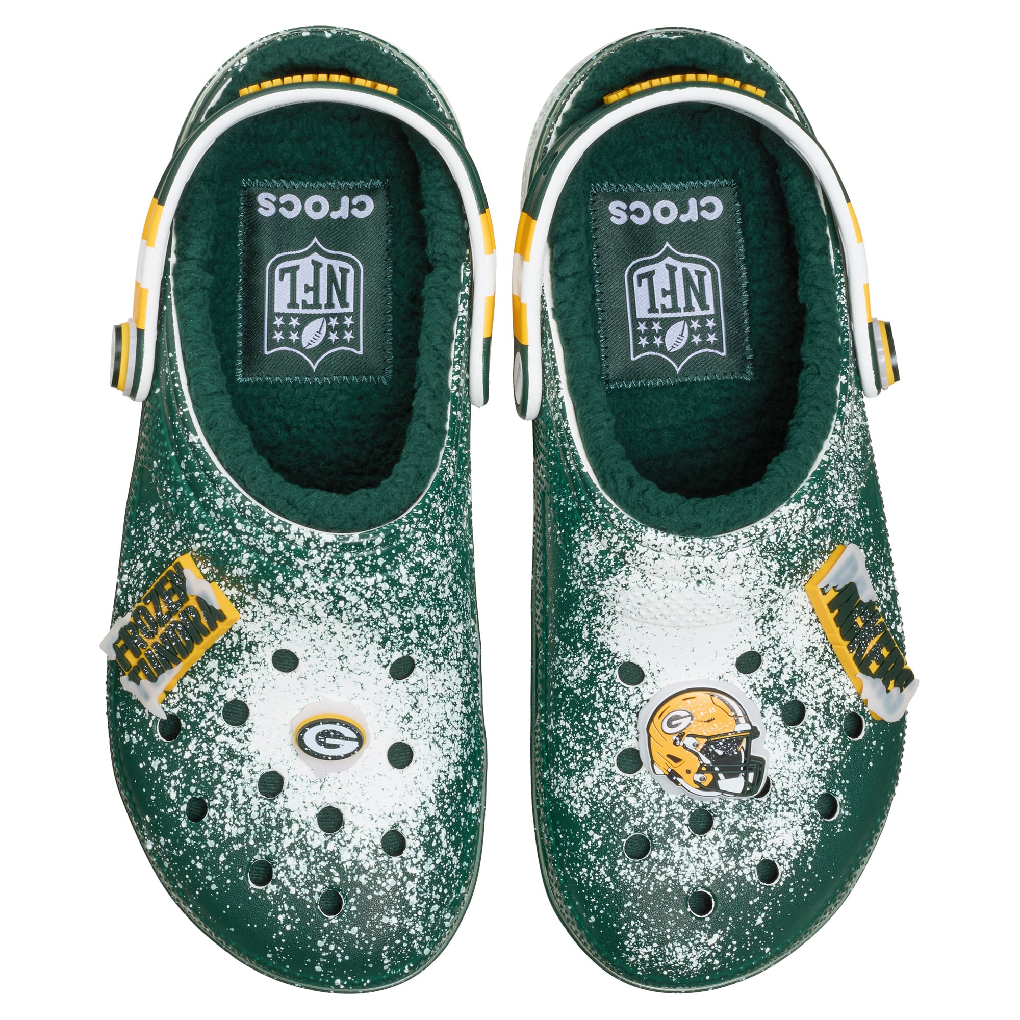 Sabots Crocs Green Bay Packers Classic doublés, unisexes