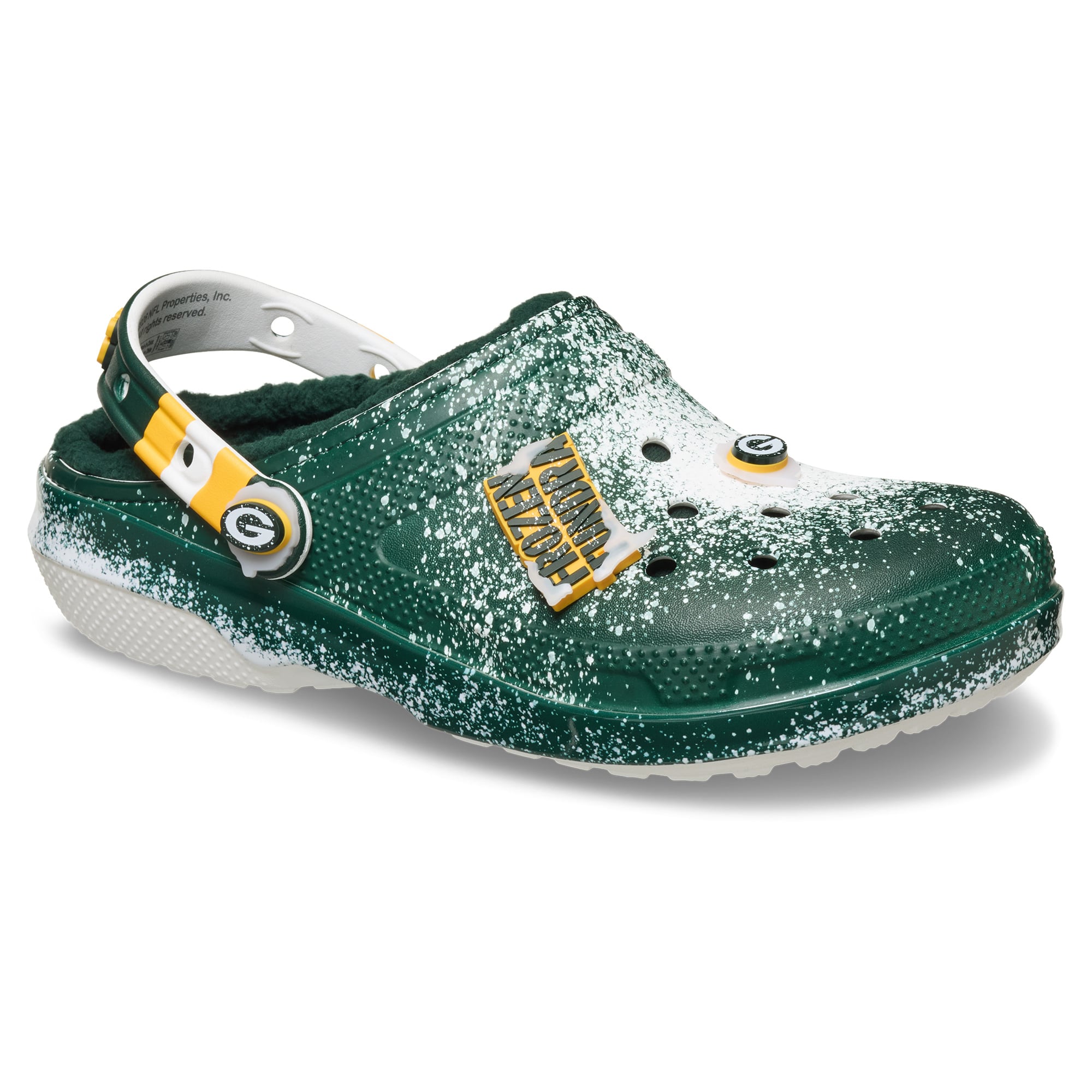 Sabots Crocs Green Bay Packers Classic doublés, unisexes