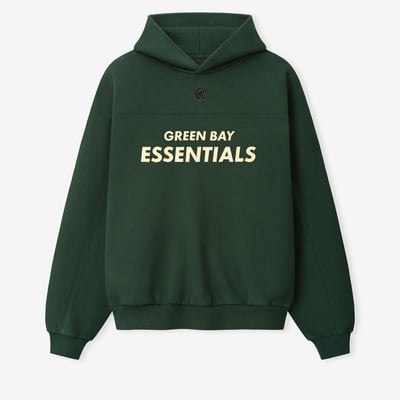 Green Bay Packers Fear of God x NFL Unisex 90s Relaxed Hoodie - Green