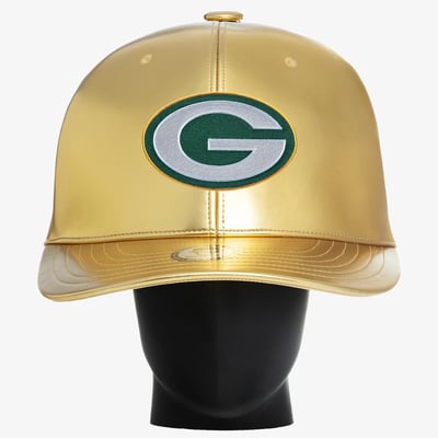 Green Bay Packers Noggin Boss Unisex Big Hat - Gold
