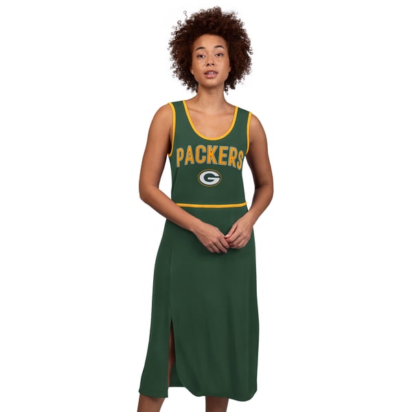 green bay packers maxi dress Women's G-III 4Her by Carl Banks Center Field Size: 2XL Jersey dress