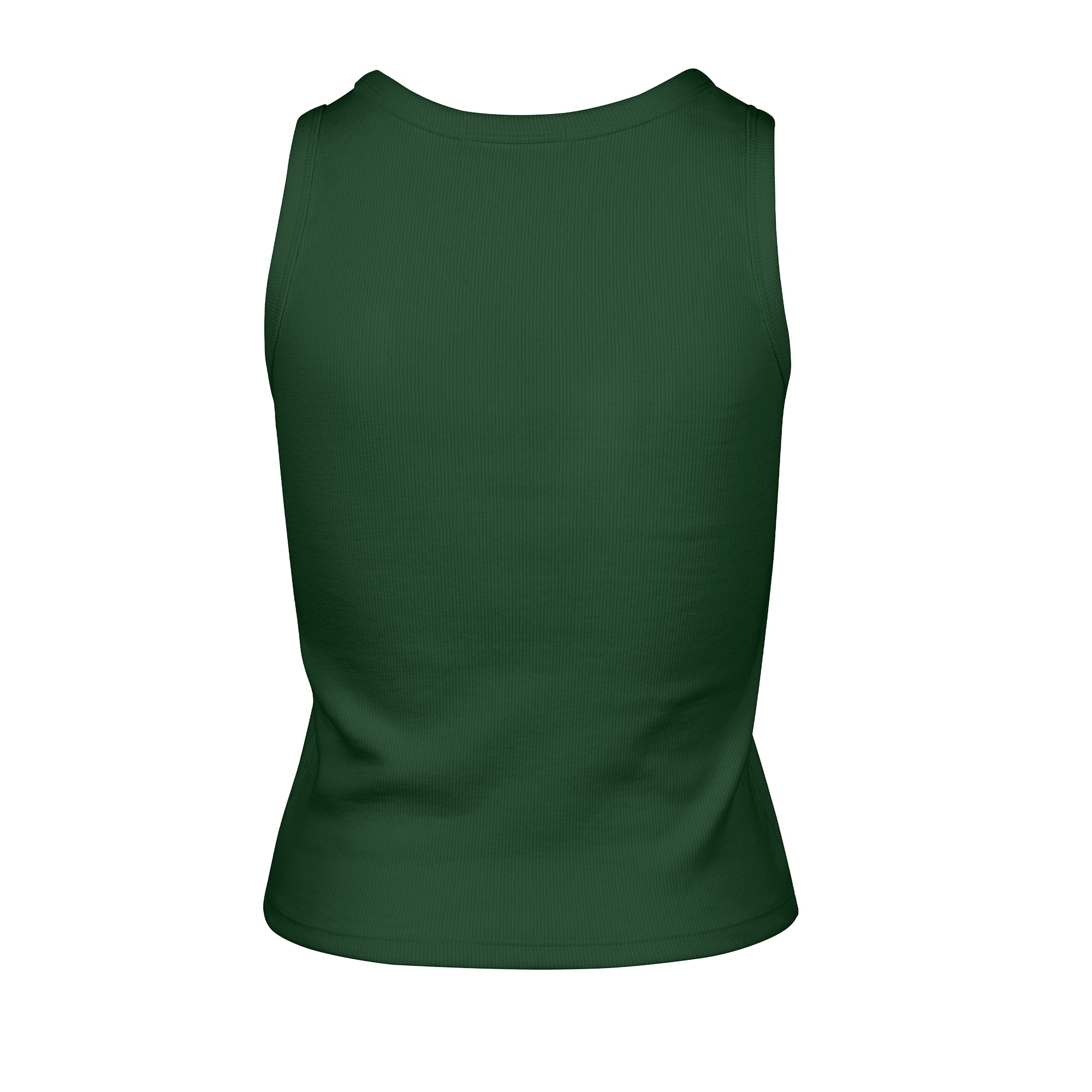 Débardeur court côtelé à coupe droite Green Bay Packers pour femme, modèle 47 vert