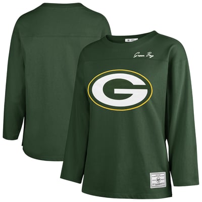 Green Bay Packers '47 Women's Game Nod Timeless Long Sleeve T-Shirt - Green
