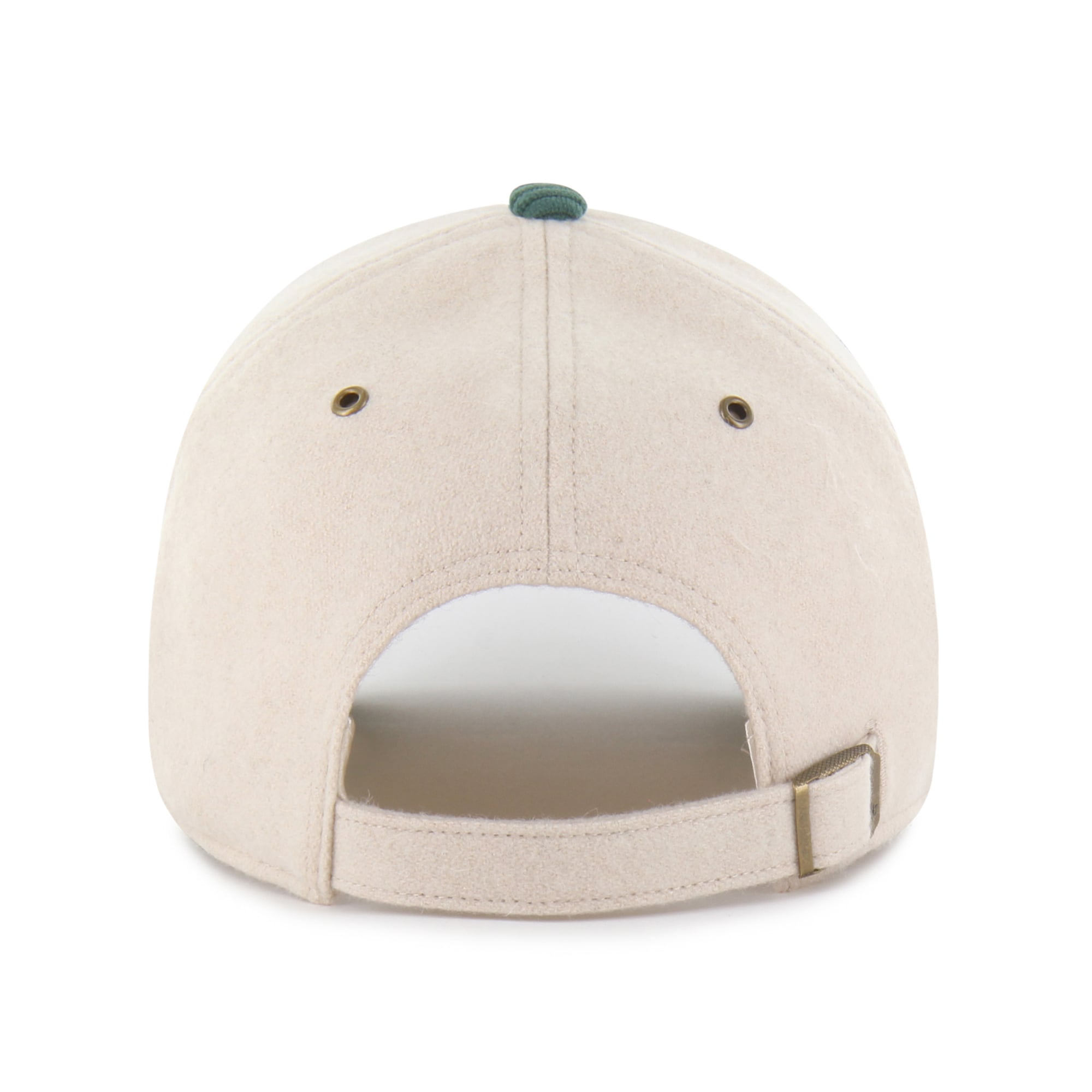 Women's '47 Natural/Green Green Bay Packers Rope Script Clean Up Adjustable Hat