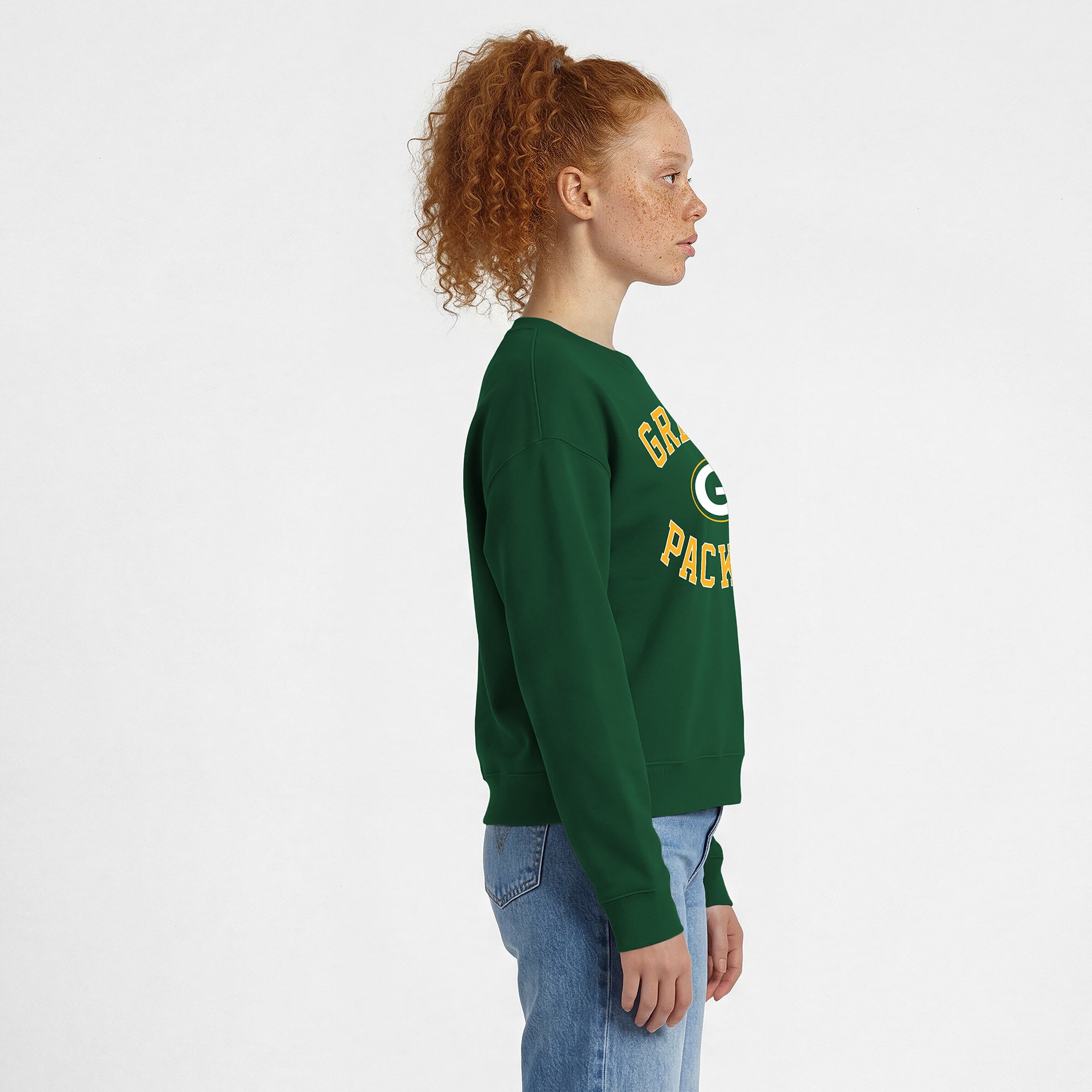 Women's Champion  Green Bay Packers Heart & Soul Powerblend Sweatshirt