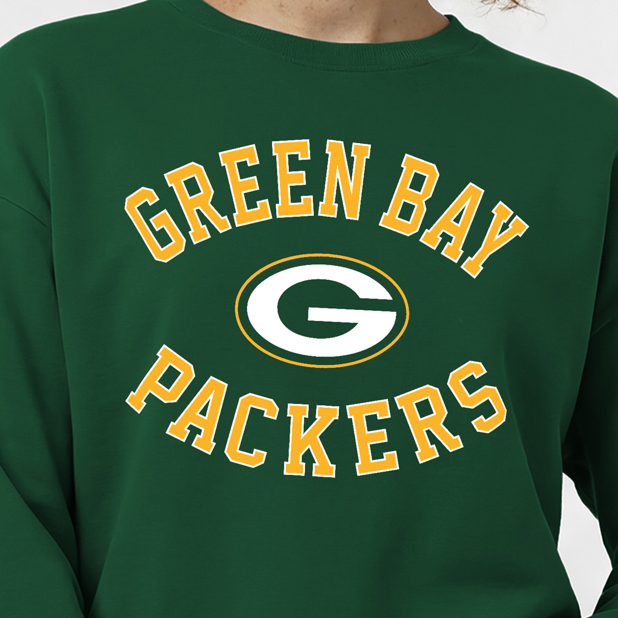Women's Champion  Green Bay Packers Heart & Soul Powerblend Sweatshirt