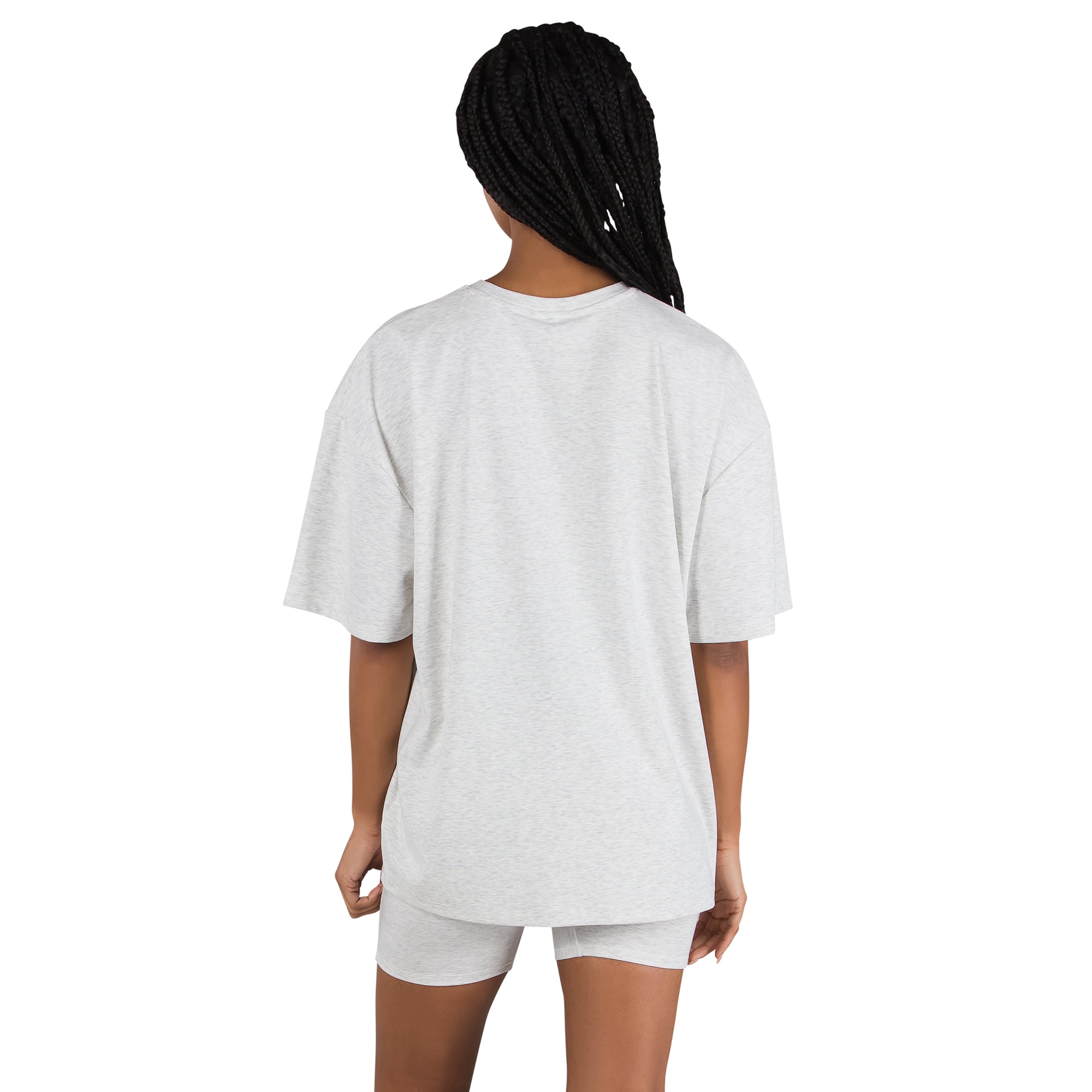 Women's Concepts Sport Gray Green Bay Packers Fray T-Shirt and Briefs Sleep Set