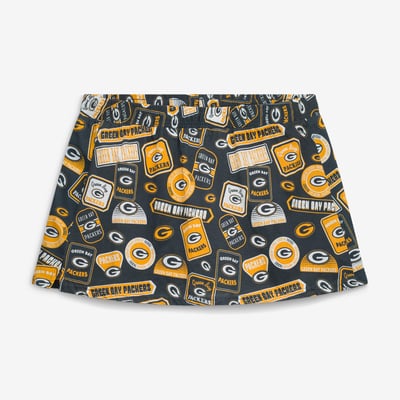 Green Bay Packers Concepts Sport Women's Plus Size Grady Allover Print Sleep Skort - Green