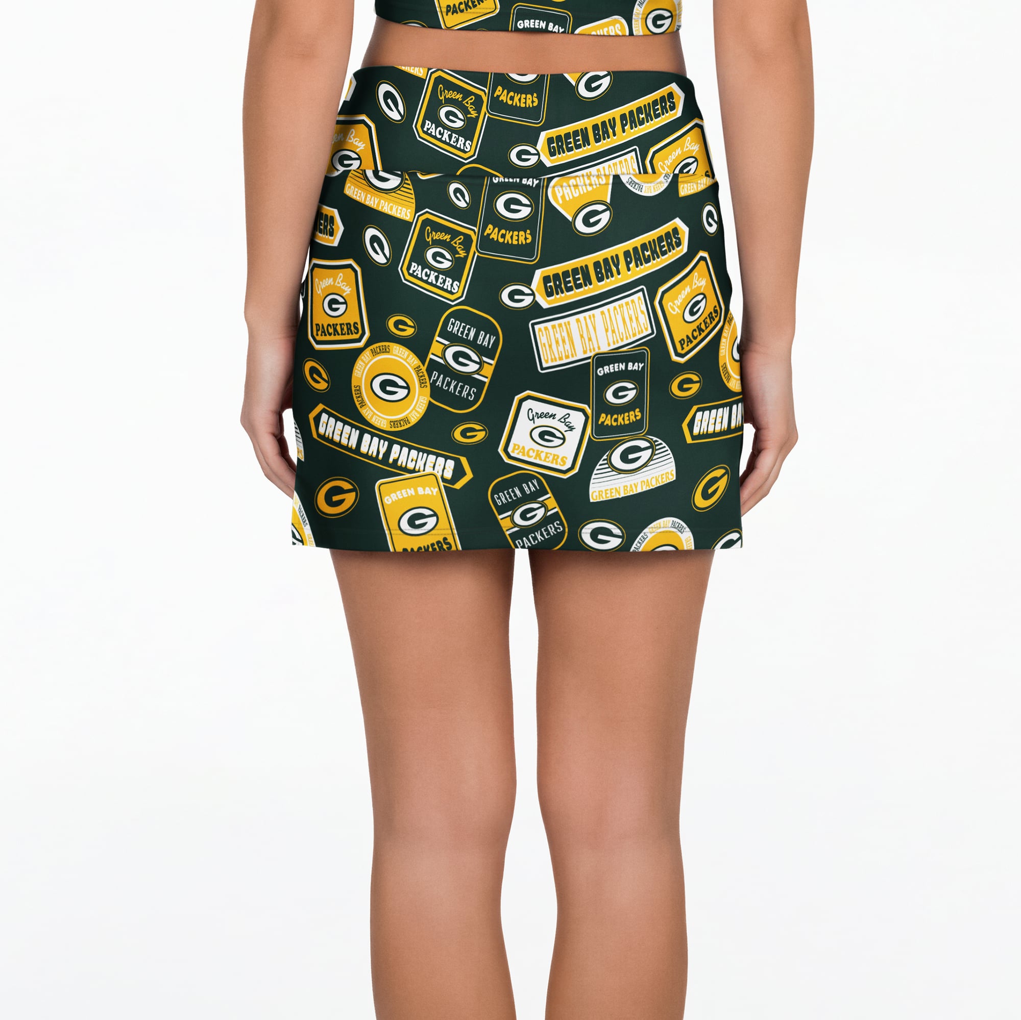 Women's Concepts Sport Hunter Green Bay Packers Grady Sleep Skort