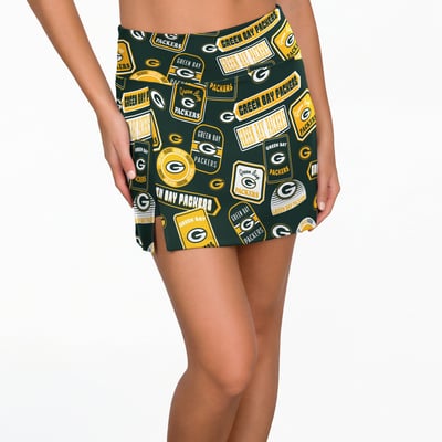 Green Bay Packers Concepts Sport Women's Grady Sleep Skort - Hunter Green
