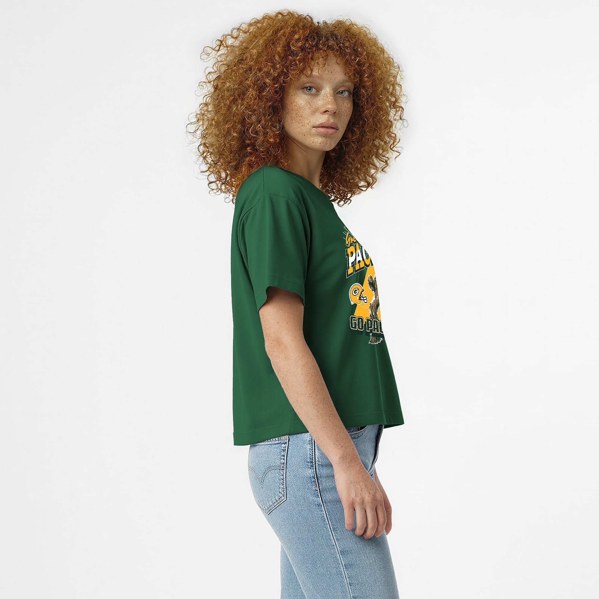 T-shirt All-Star Chewbacca des Green Bay Packers de Disney x Champion pour femmes