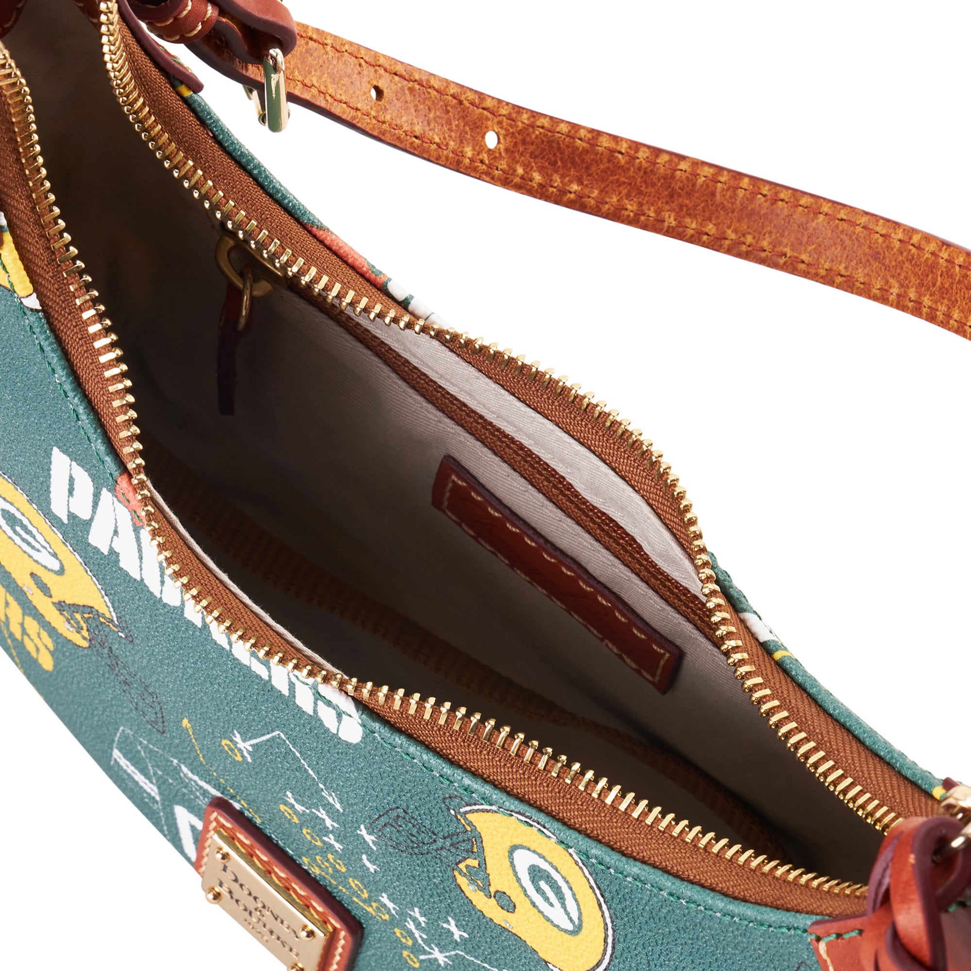 Women's Dooney & Bourke Green Bay Packers Slouchy Shoulder Bag