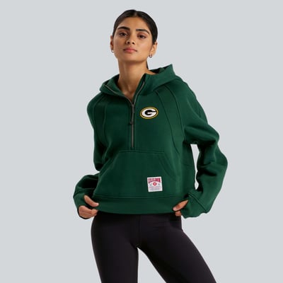  Green Bay Packers lululemon Women's Scuba Oversized Half-Zip Hoodie - Alouette