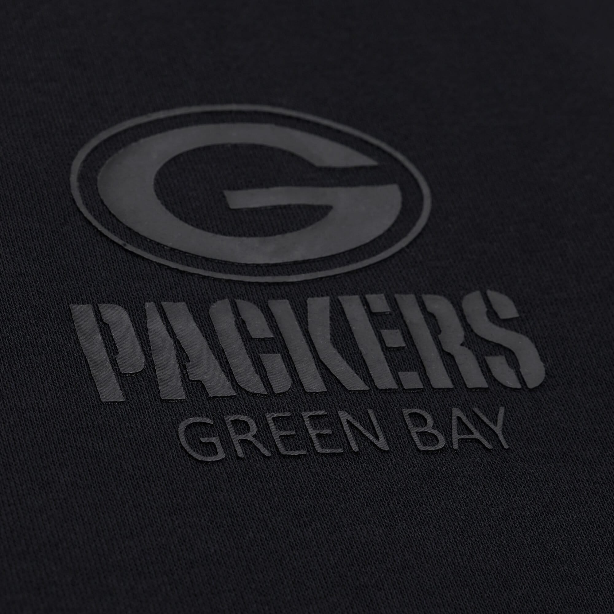 Women's Mitchell & Ness Green Bay Packers Core Essentials Micro Logo Fleece Sweatshirt