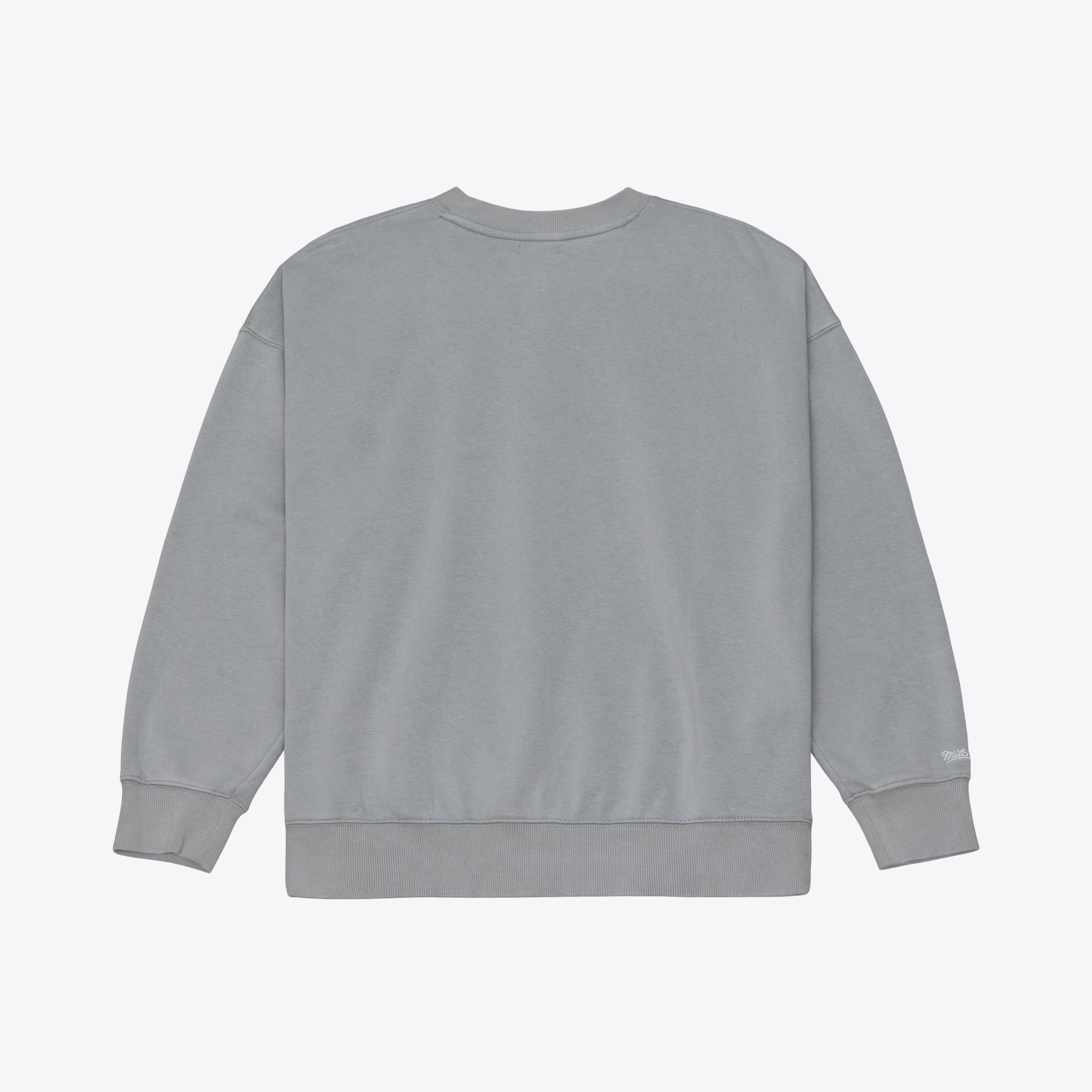 Women's Mitchell & Ness  Gray Green Bay Packers Street Graphic Crewneck Sweatshirt