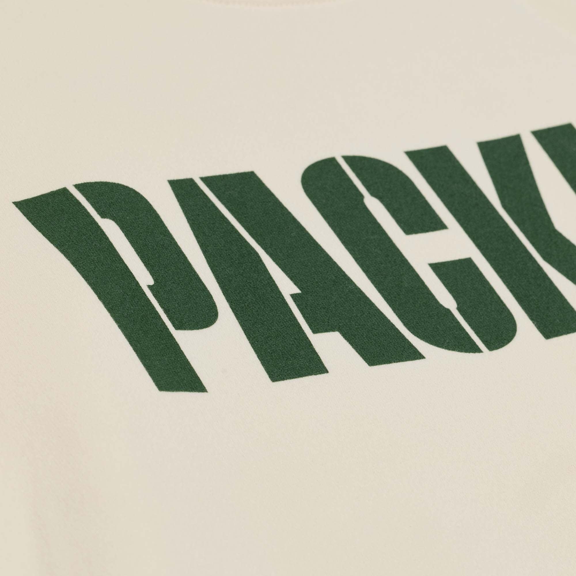 Sweat-shirt Mitchell & Ness Reggie blanc crème pour femme, avec nom et numéro des Green Bay Packers
