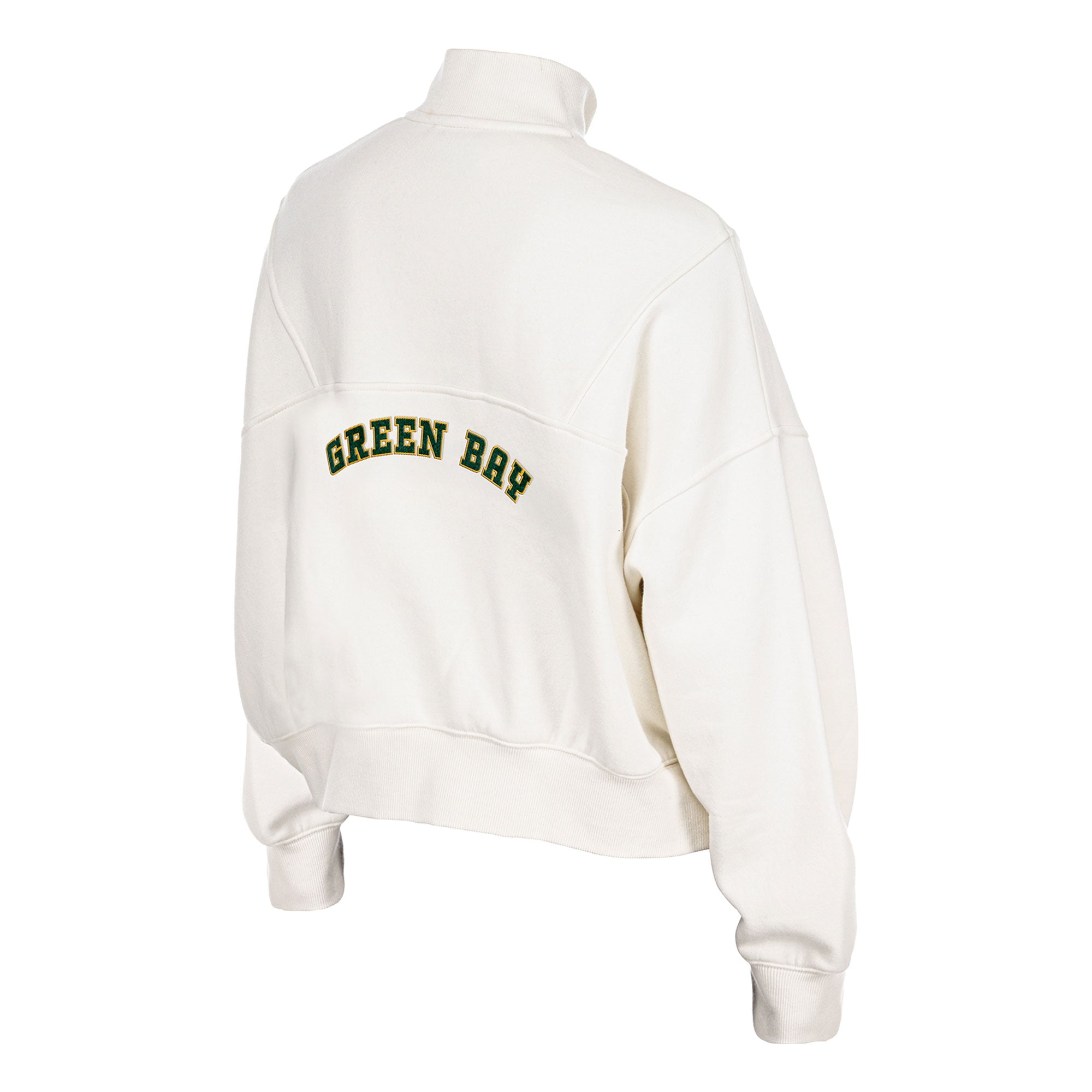 Pull-over New Era crème Green Bay Packers Academic pour femme