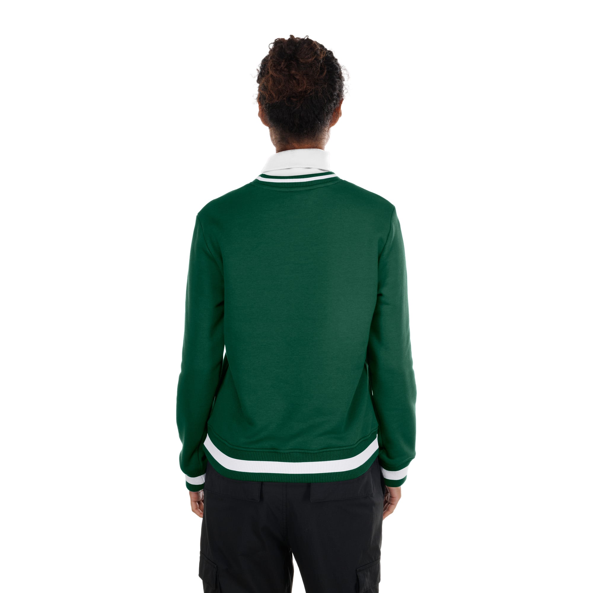 Pull à col roulé New Era Sport Classics vert foncé pour femme, Green Bay Packers, de la marque Era.