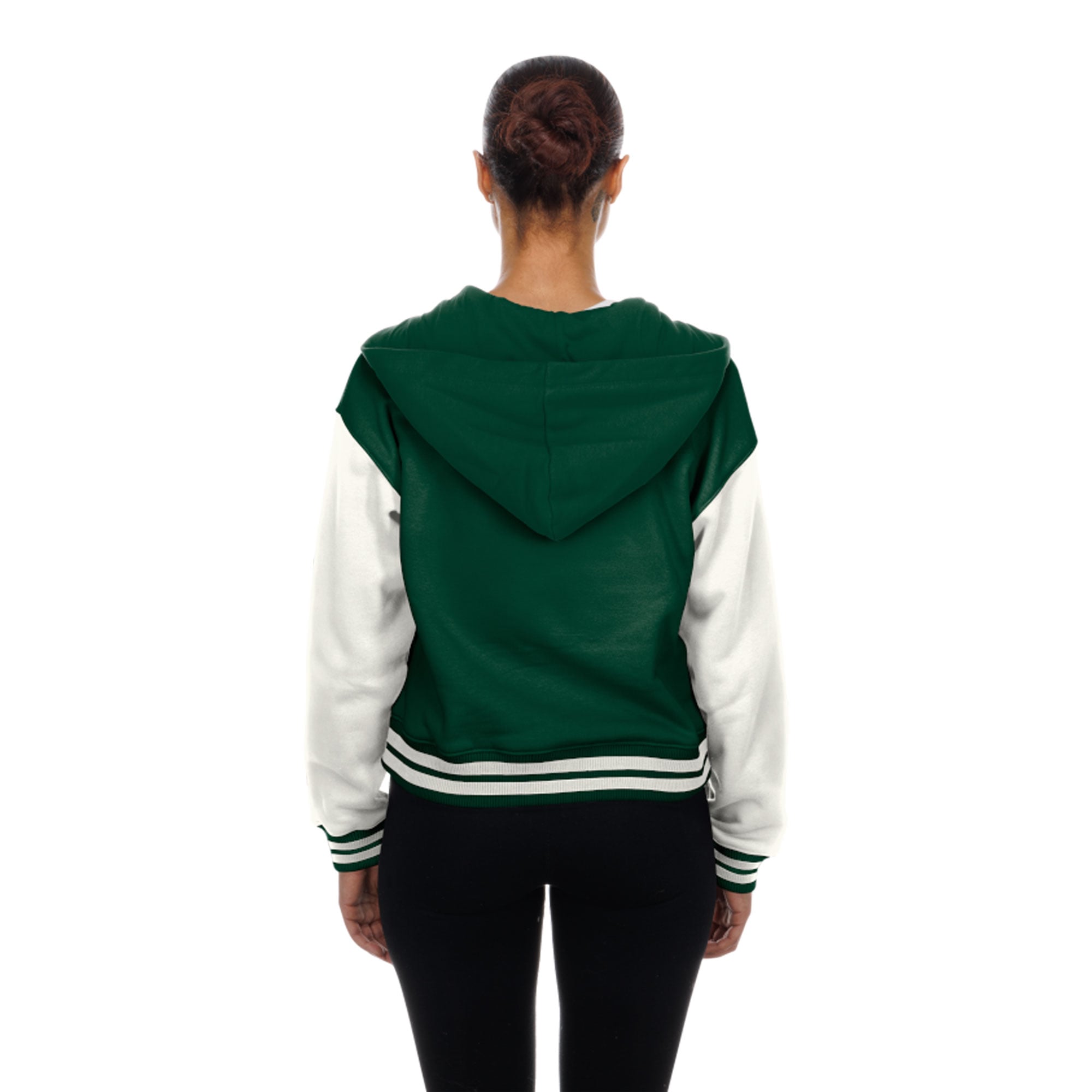 Women's New Era Green Bay Packers Throwback Full-Snap Hooded Jacket