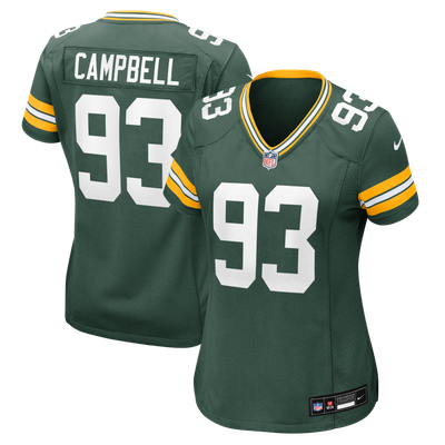 Anthony Campbell Green Bay Packers Nike Women's Team Game Jersey - Green