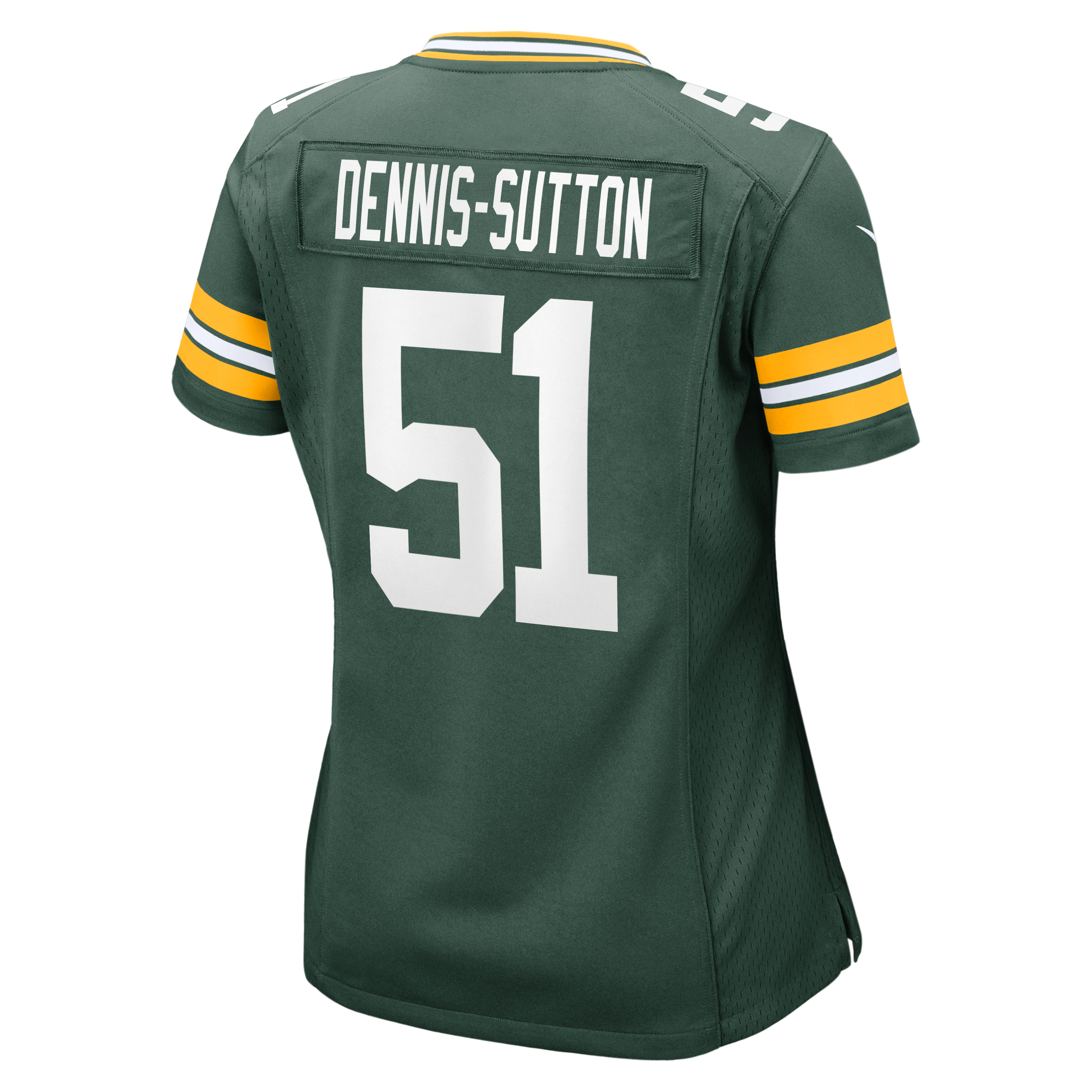 Women's Nike Dani Dennis-Sutton Green Bay Packers Team Game Jersey