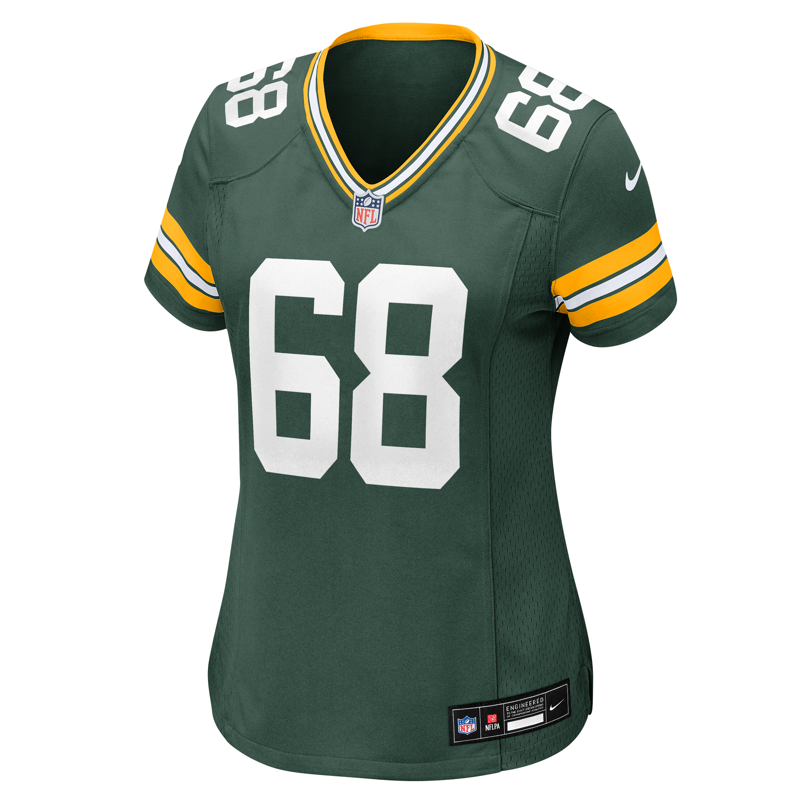 Women's Nike Dillon Wade Green Bay Packers Team Game Jersey