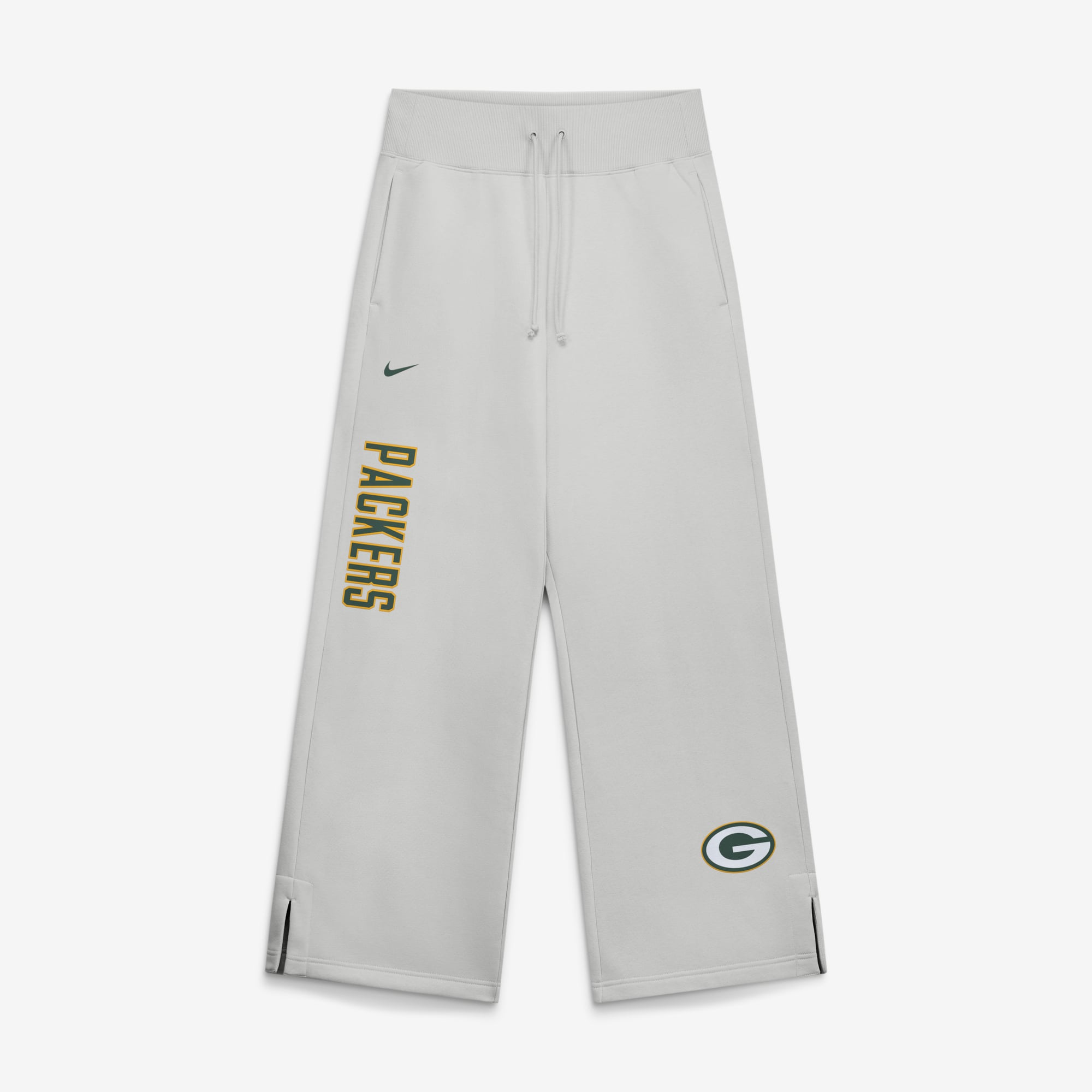 Pantalon de survêtement large en polaire Phoenix des Green Bay Packers, gris, pour femme