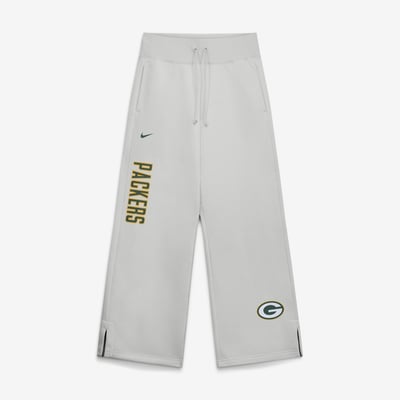 Pantalon de survêtement large en polaire Phoenix pour femme, Nike Green Bay Packers - Gris