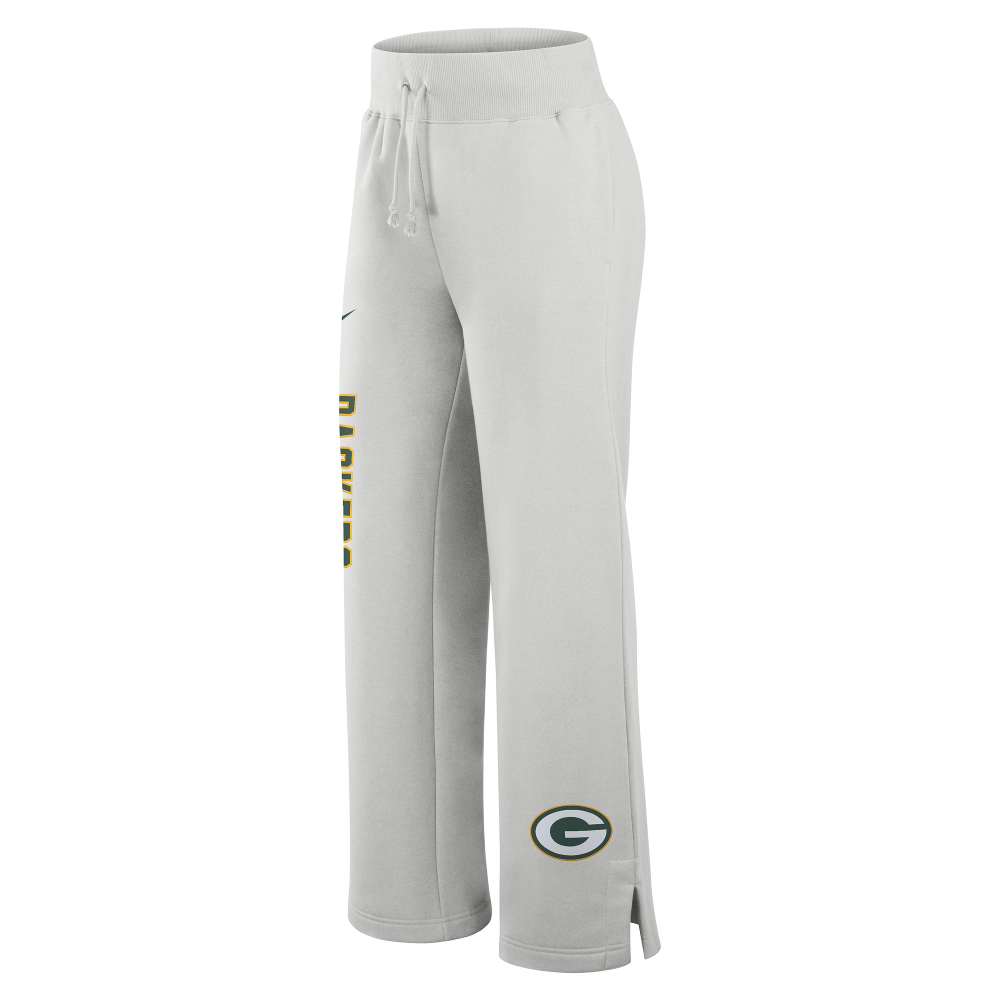 Pantalon de survêtement large en polaire Nike Green Bay Packers Primetime Phoenix, gris, pour femme