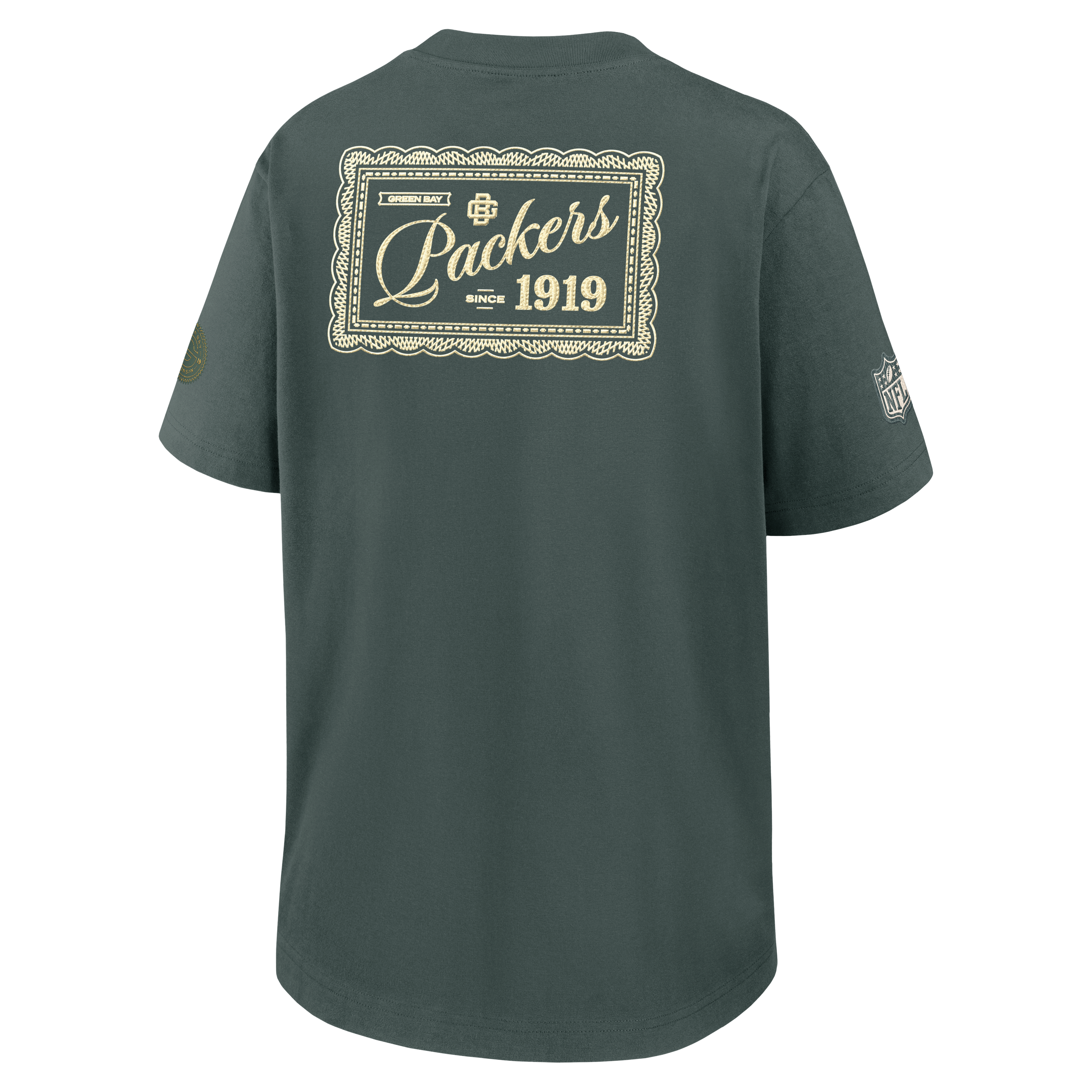 T-shirt boyfriend ample Nike Green Bay Packers Collection 2026 pour femme