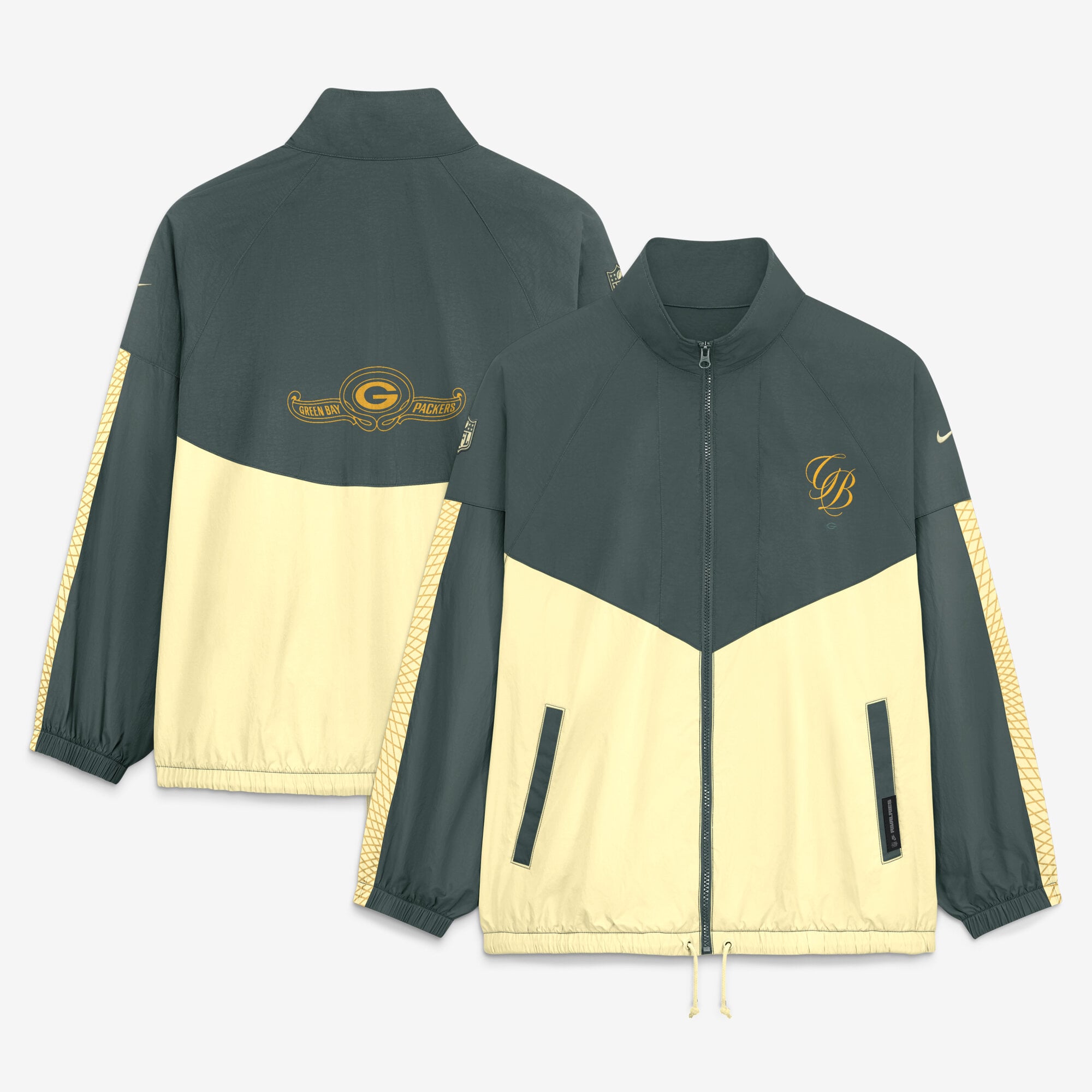 Veste zippée oversize Nike Green Bay Packers 2026 Rivalries Collection pour femme