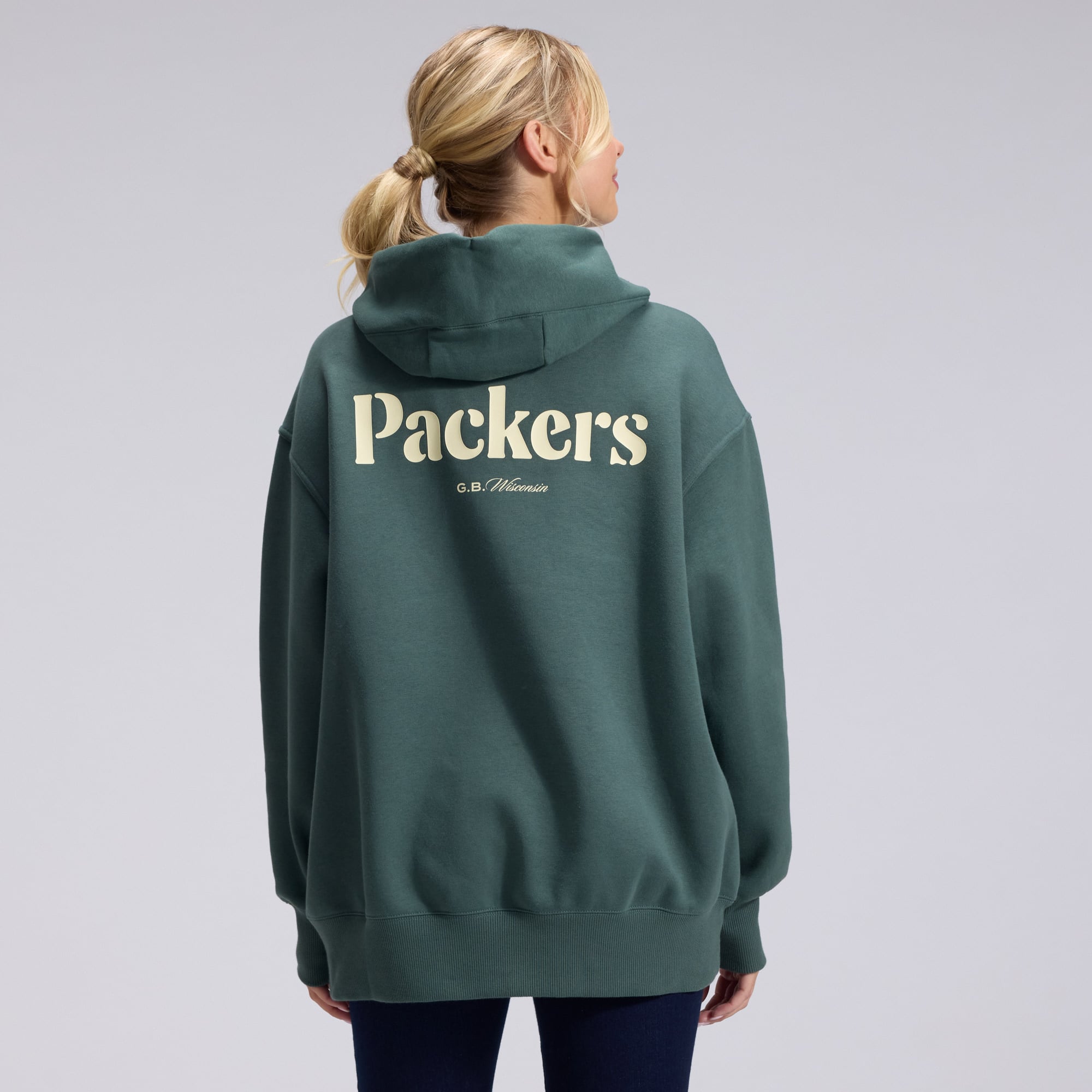 Women's Nike Green Bay Packers 2026 Rivalries Collection Oversized Pullover Hoodie