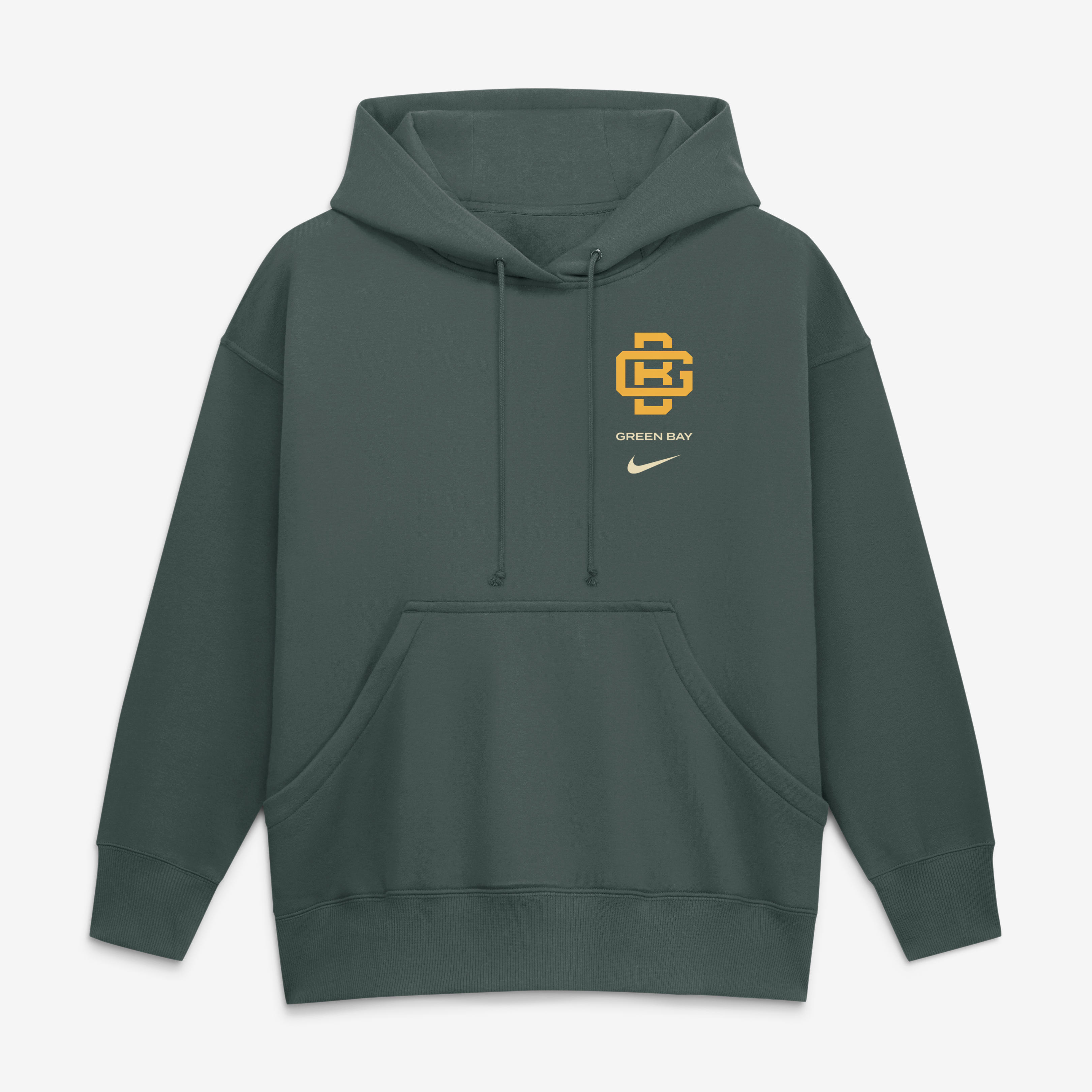 Women's Nike Green Bay Packers 2026 Rivalries Collection Oversized Pullover Hoodie