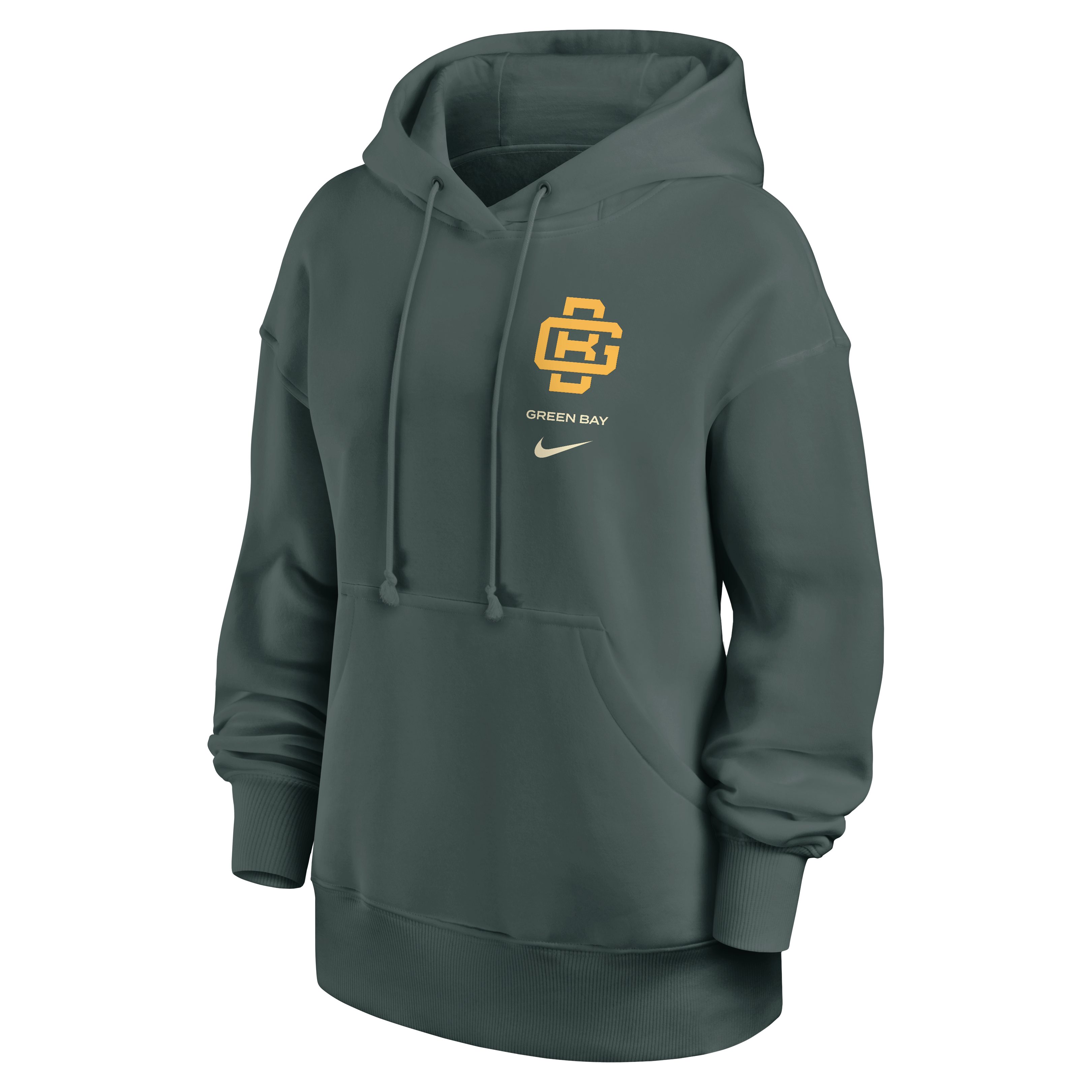 Women's Nike Green Bay Packers 2026 Rivalries Collection Oversized Pullover Hoodie