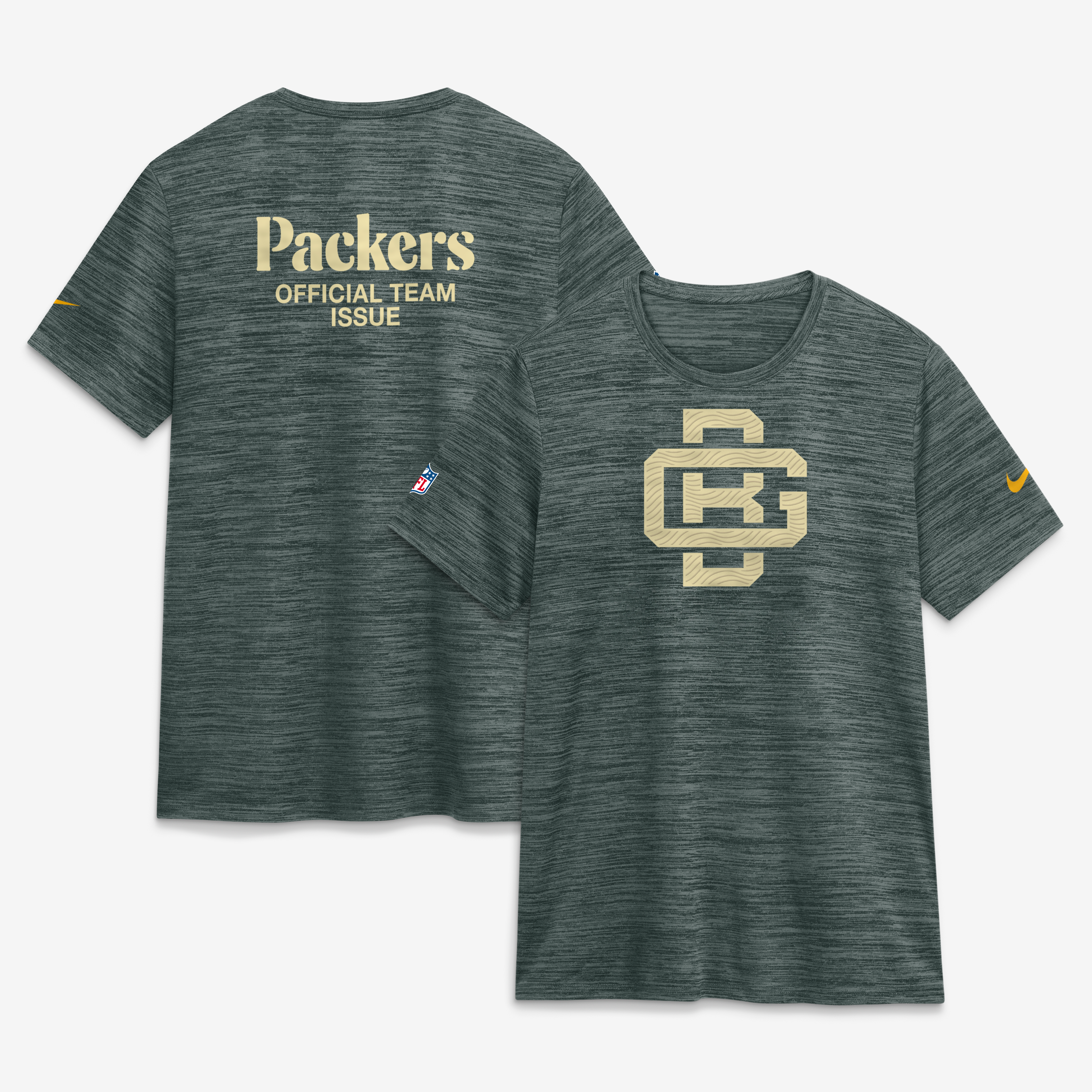 Women's Nike Green Bay Packers 2026 Rivalries Collection Sideline Velocity Dri-FIT T-Shirt