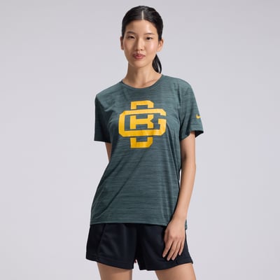  Green Bay Packers Nike Women's 2026 Rivalries Collection Sideline Velocity Dri-FIT T-Shirt - Green