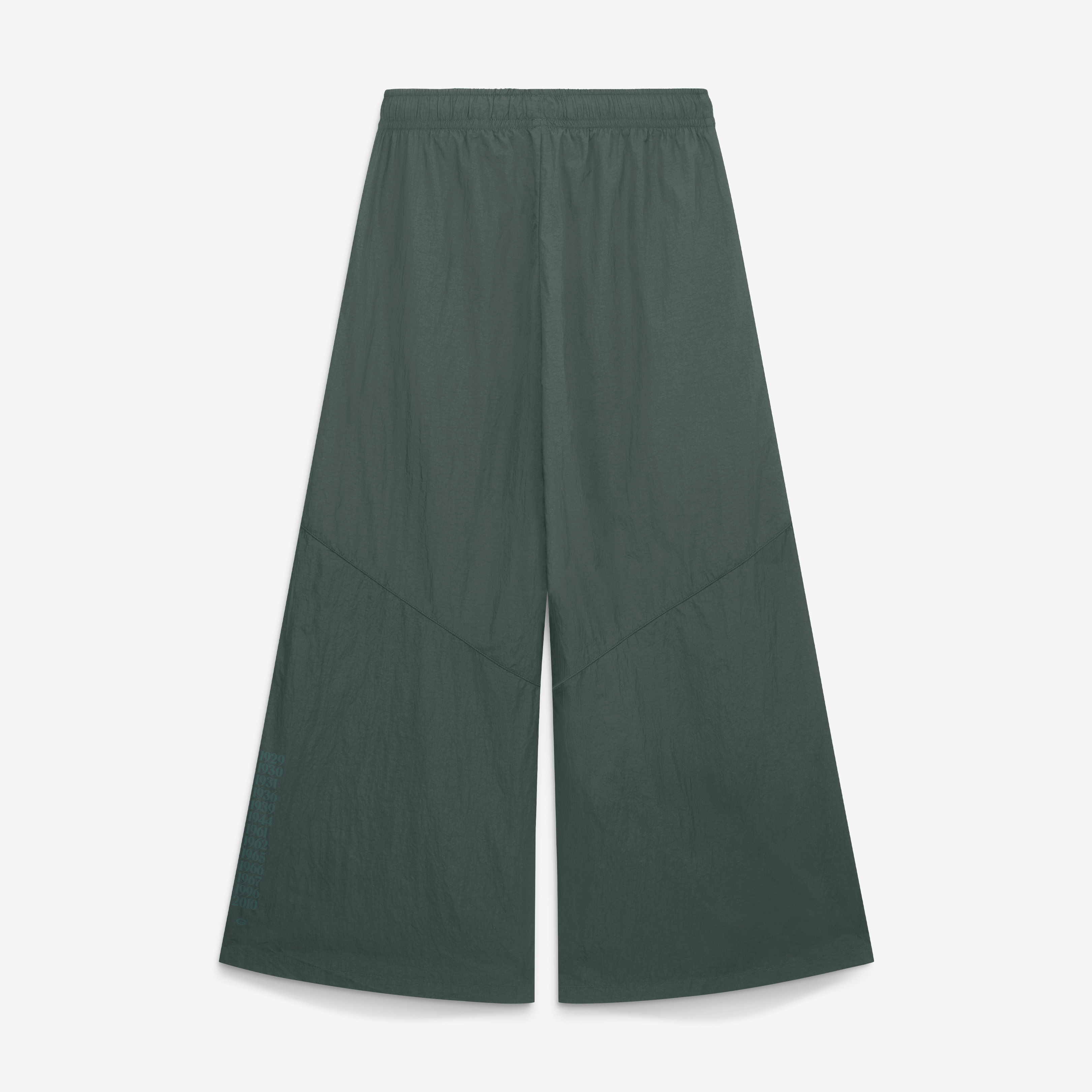 Pantalon tissé à jambes larges Nike Green Bay Packers Collection 2026 Rivalries pour femme