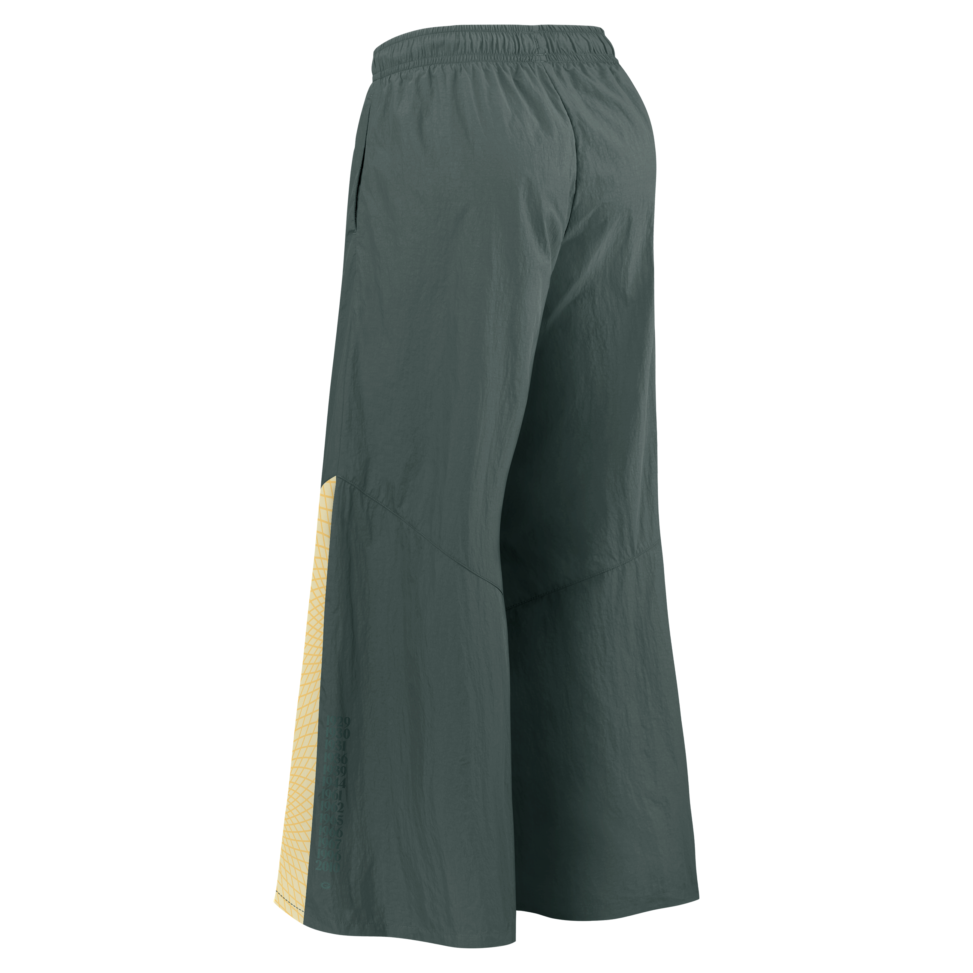 Pantalon tissé à jambes larges Nike Green Bay Packers Collection 2026 Rivalries pour femme