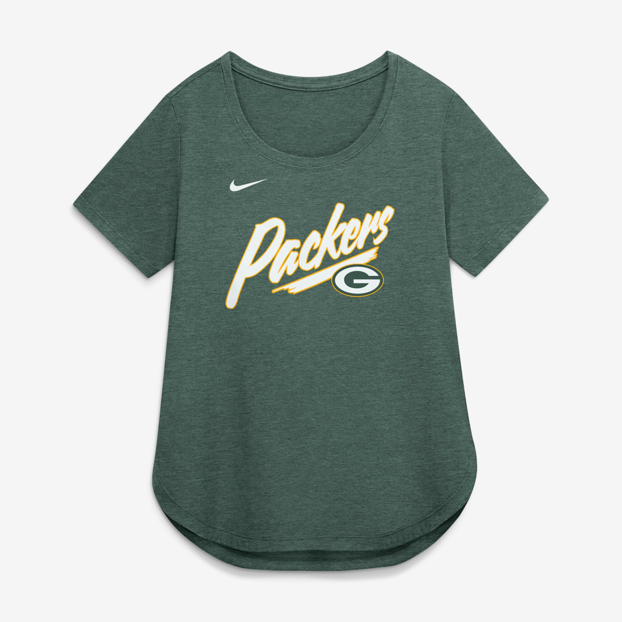 Women's Nike Green Bay Packers Primetime Tri-Blend T-Shirt