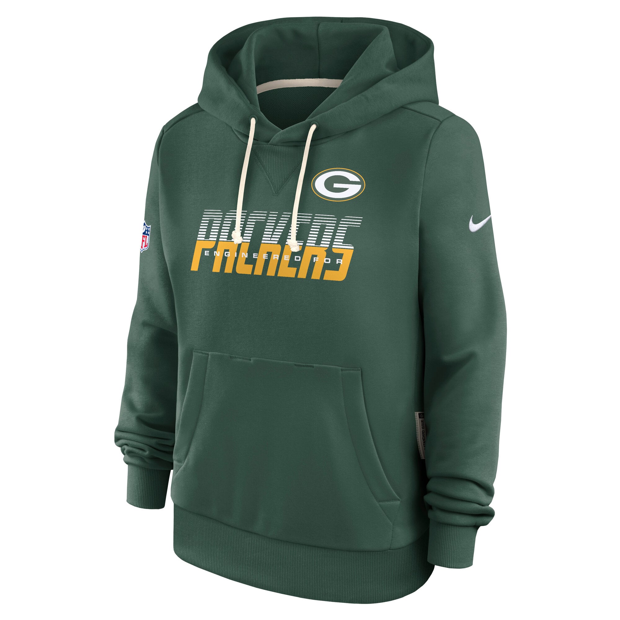 Sweat à capuche Nike Green Bay Packers Sideline Standard Issue Dri-FIT pour femme