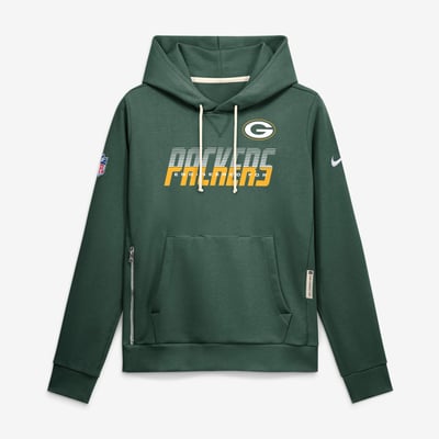 Sweat à capuche Nike Sideline Standard Issue Dri-FIT pour femme des Green Bay Packers - Vert