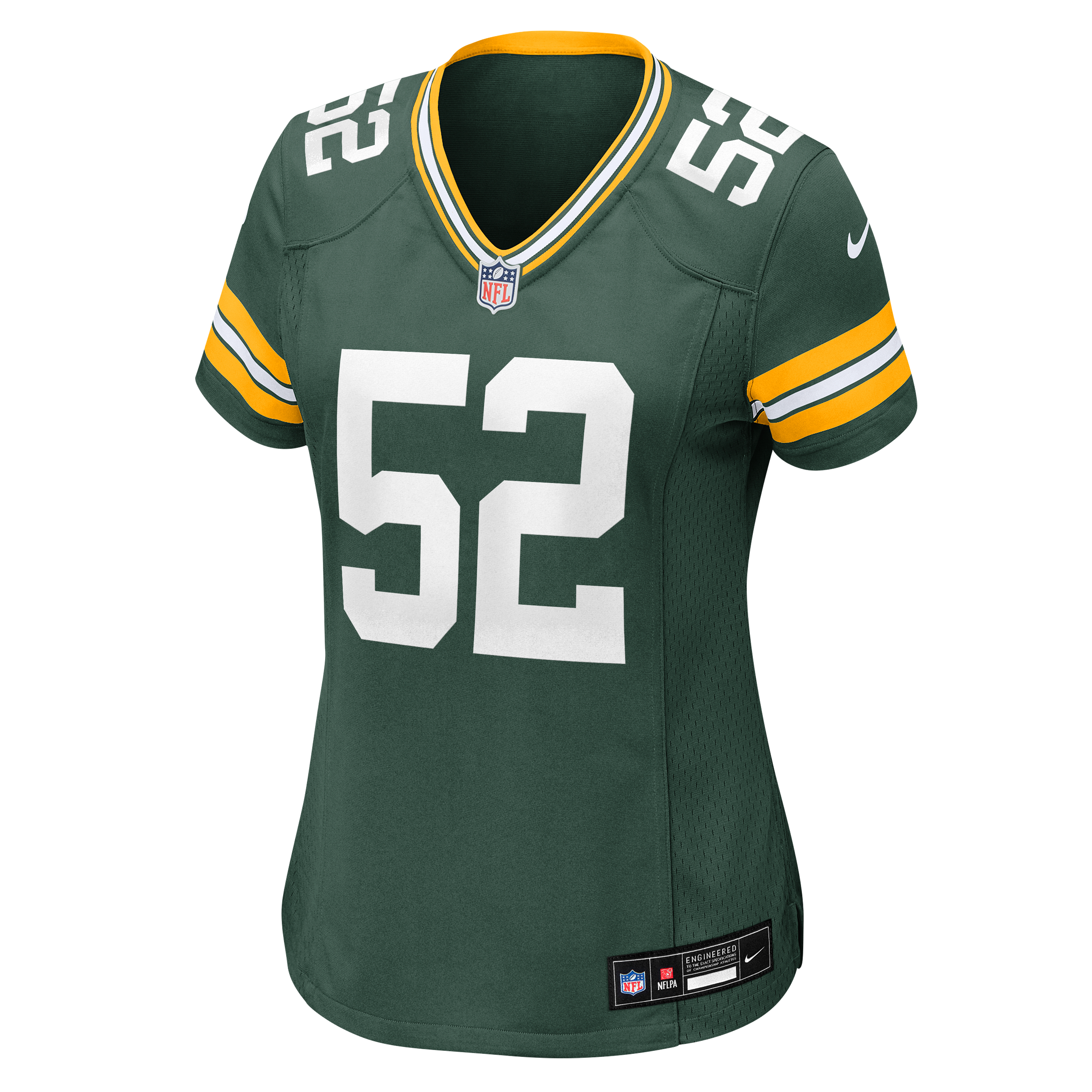 Women's Nike Jager Burton Green Bay Packers Team Game Jersey