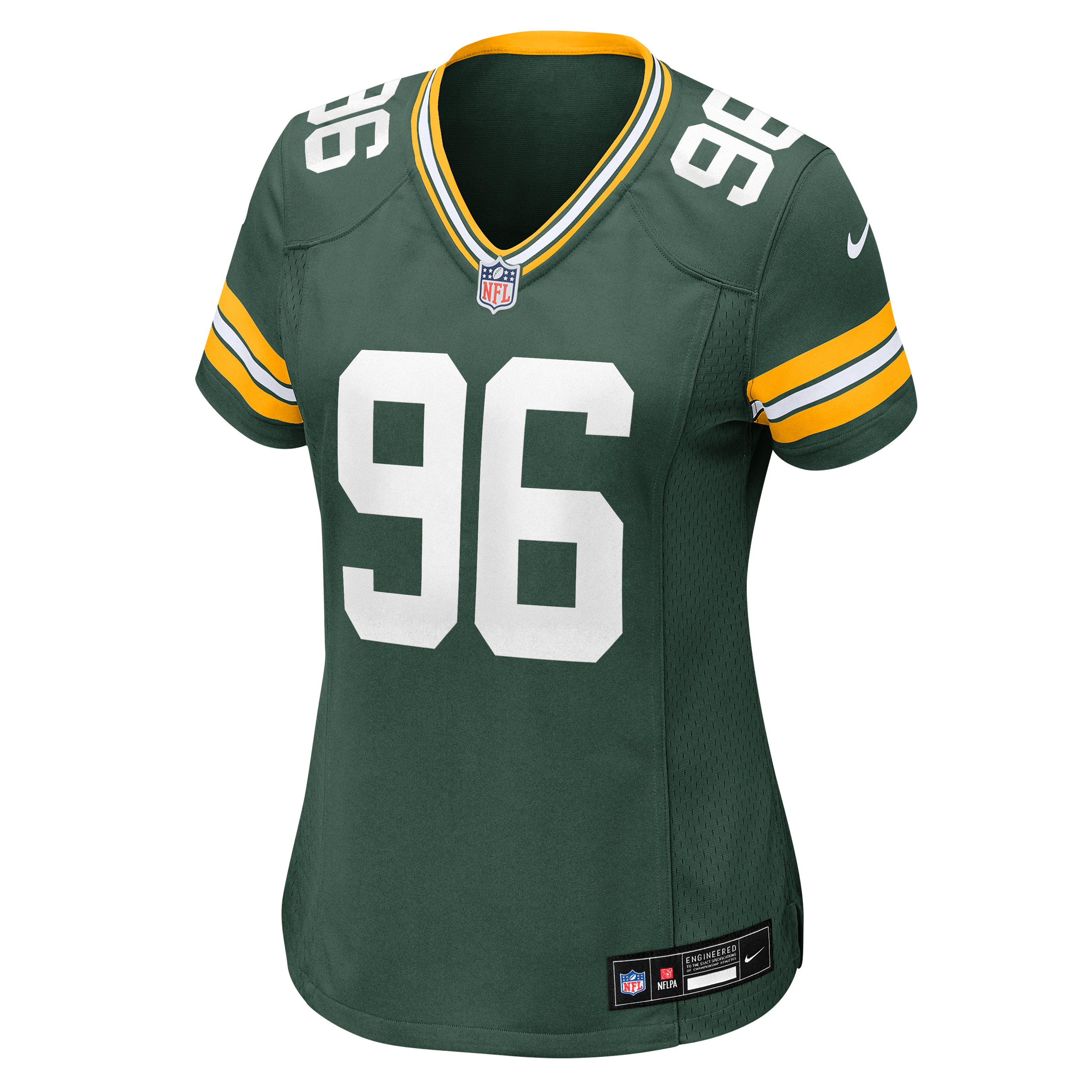 Women's Nike Jonathan Ford Green Bay Packers Team Game Jersey